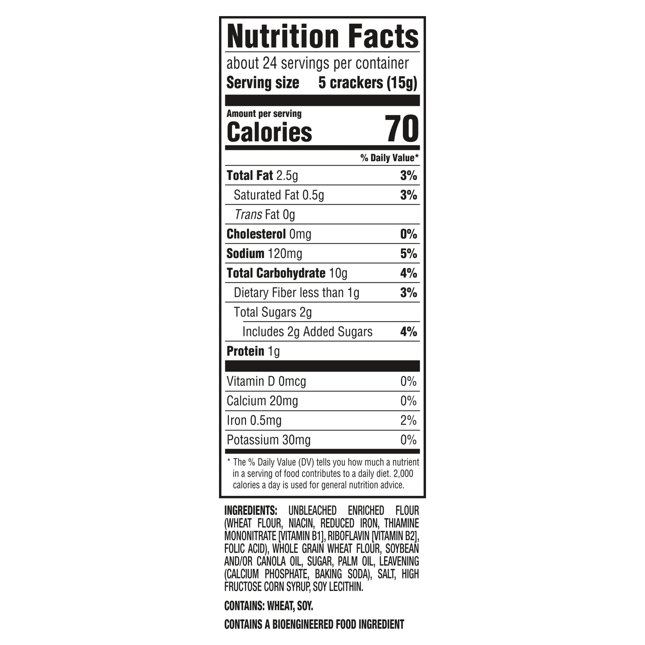 RITZ Whole Wheat Crackers, Crispy Baked Snack Crackers for Appetizers and Lunch (3 Pack, 12.9 oz) ckir5