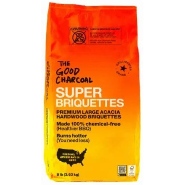 The Good Charcoal Premium Acacia Hardwood Briquettes (Natural, 8 lb) nmg6q