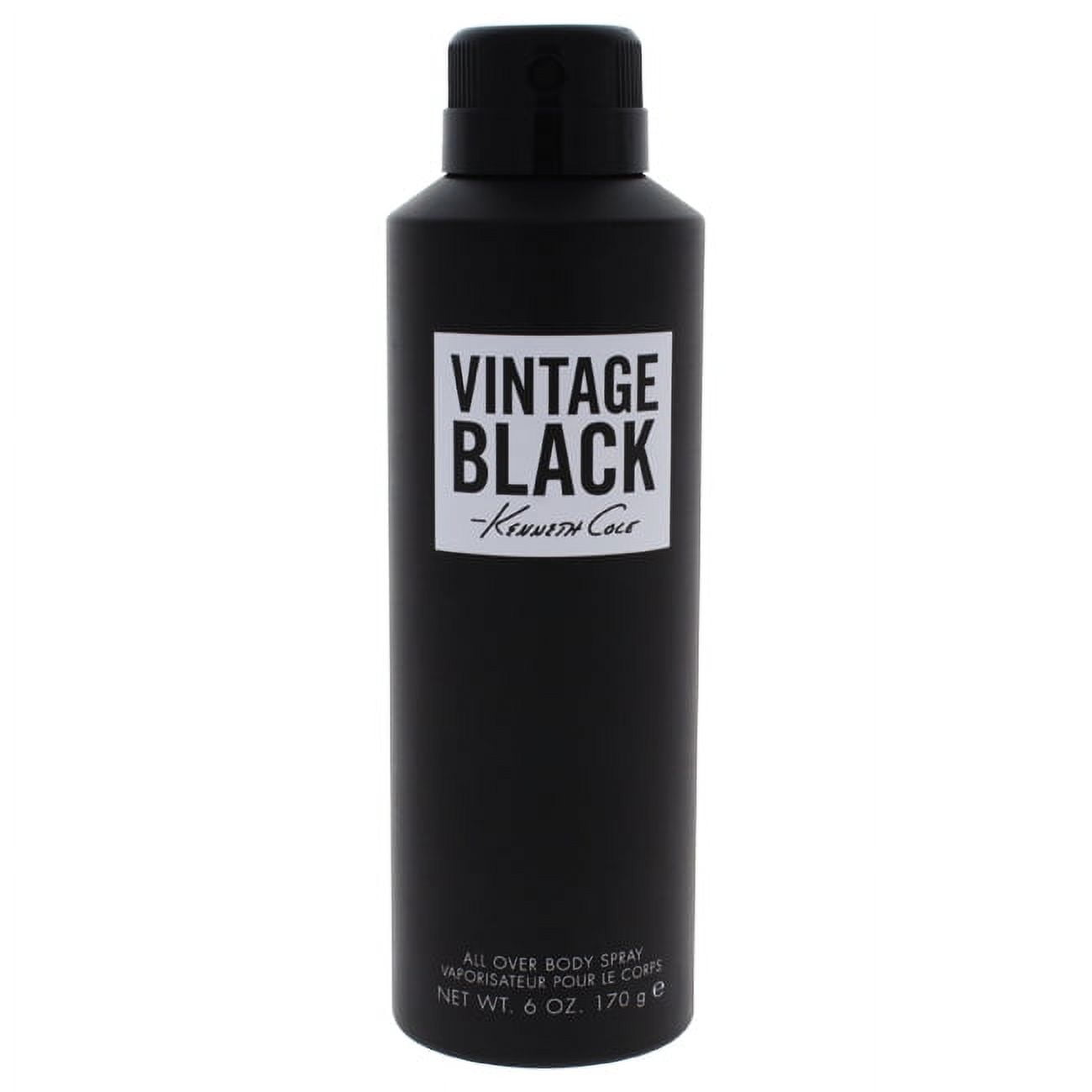 Kenneth Cole Vintage Black Body Spray for Men (Black, 6 oz) c65iw