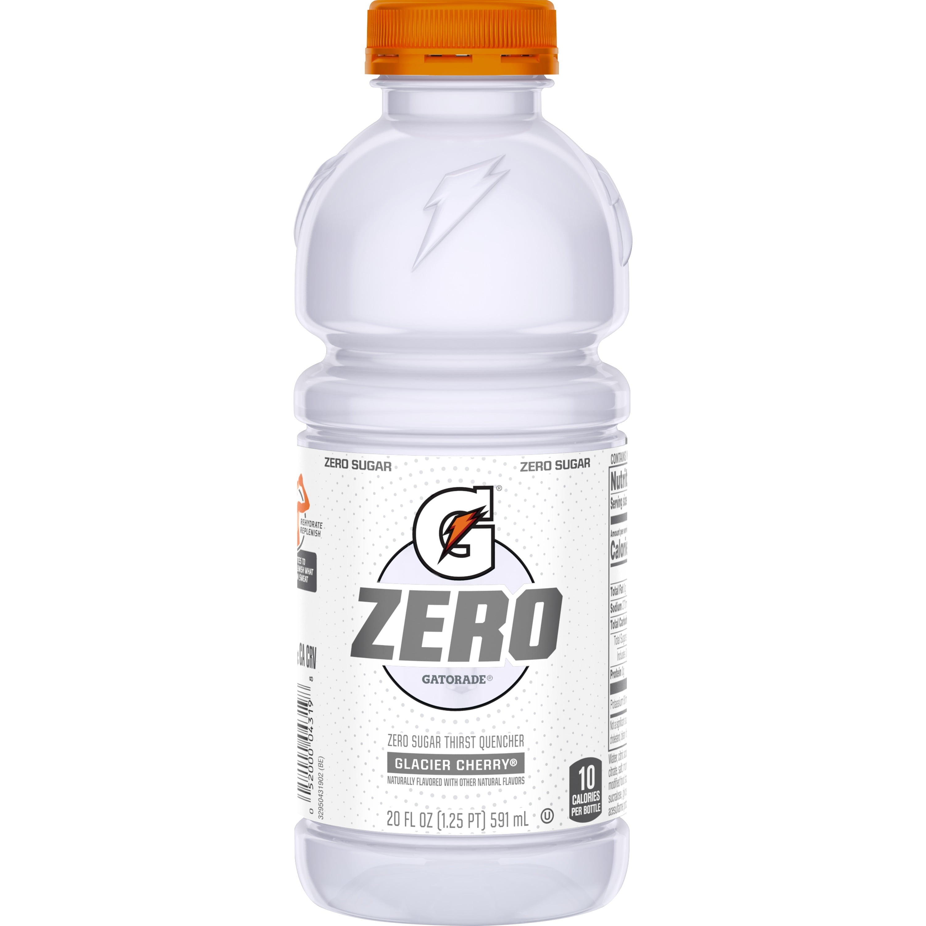 Gatorade Zero Sugar Thirst Quencher Sports Drink, Glacier Cherry (20 fl oz, 8 Pack) t0tev