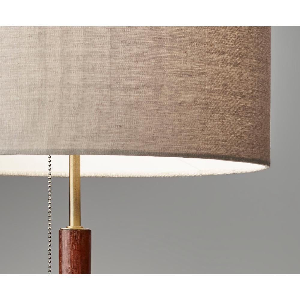 Adesso Hamilton Table Lamp Modern Minimalist Desk Lighting (19 in) f2r3q