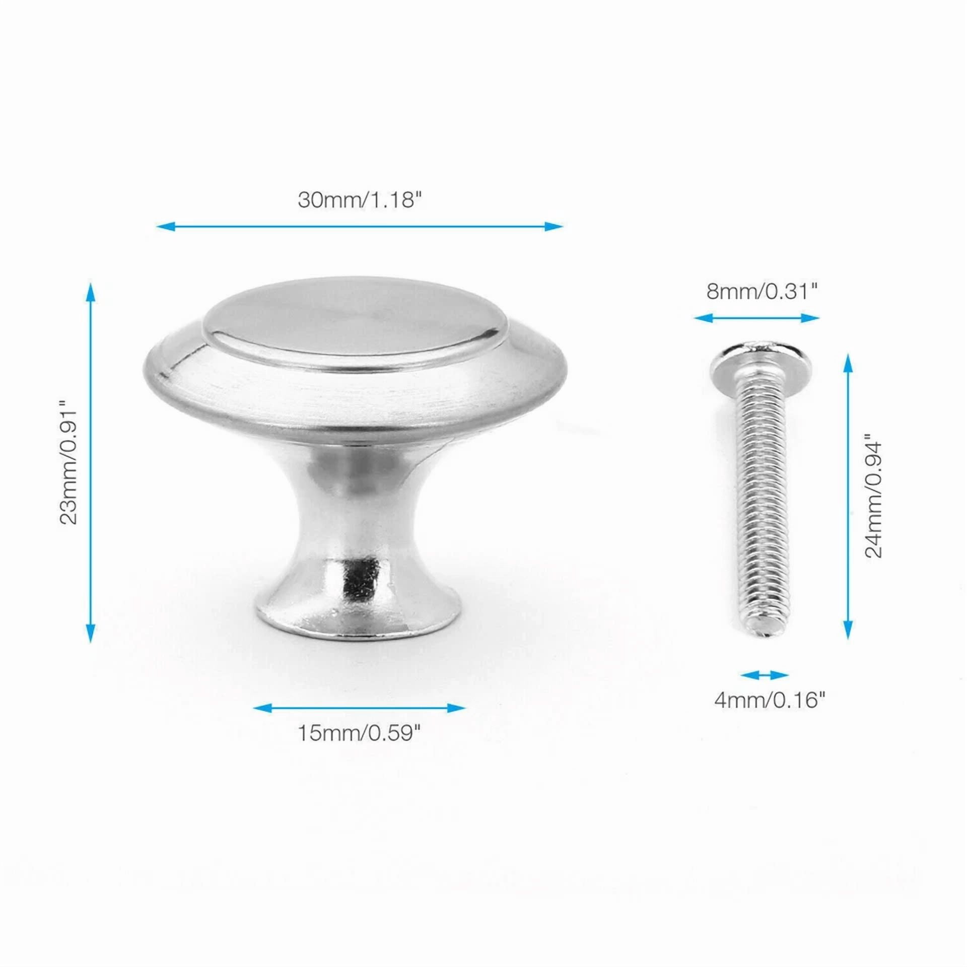 Flint Stainless Steel Cabinet Handles for Kitchen Drawers and Cupboard Doors (10 Pack, 5 in) vsppz
