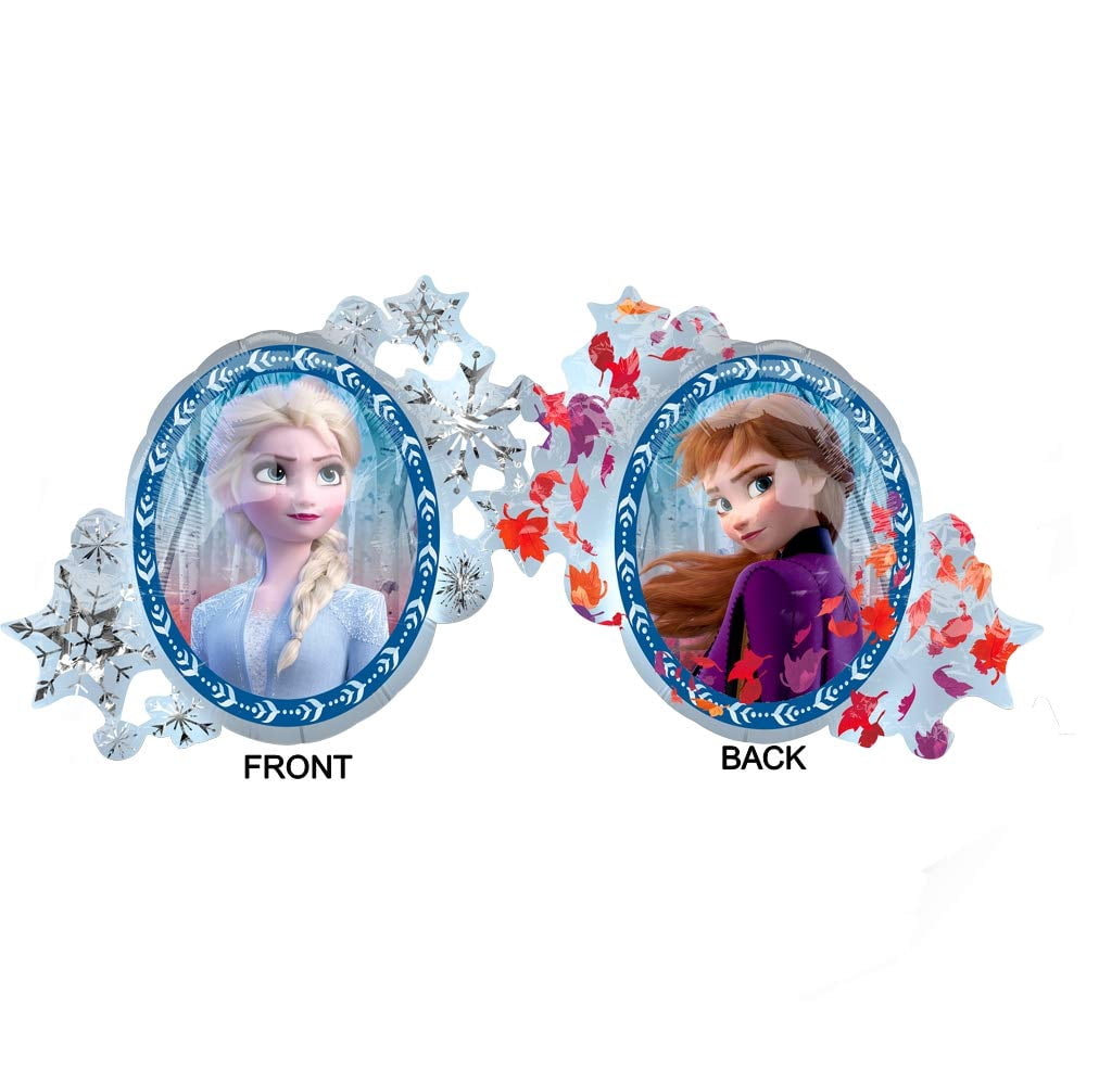 Mayflower Products Frozen 2 Birthday Balloon Bouquet Decoration Set (Pink, 7 Piece Set) igmpc