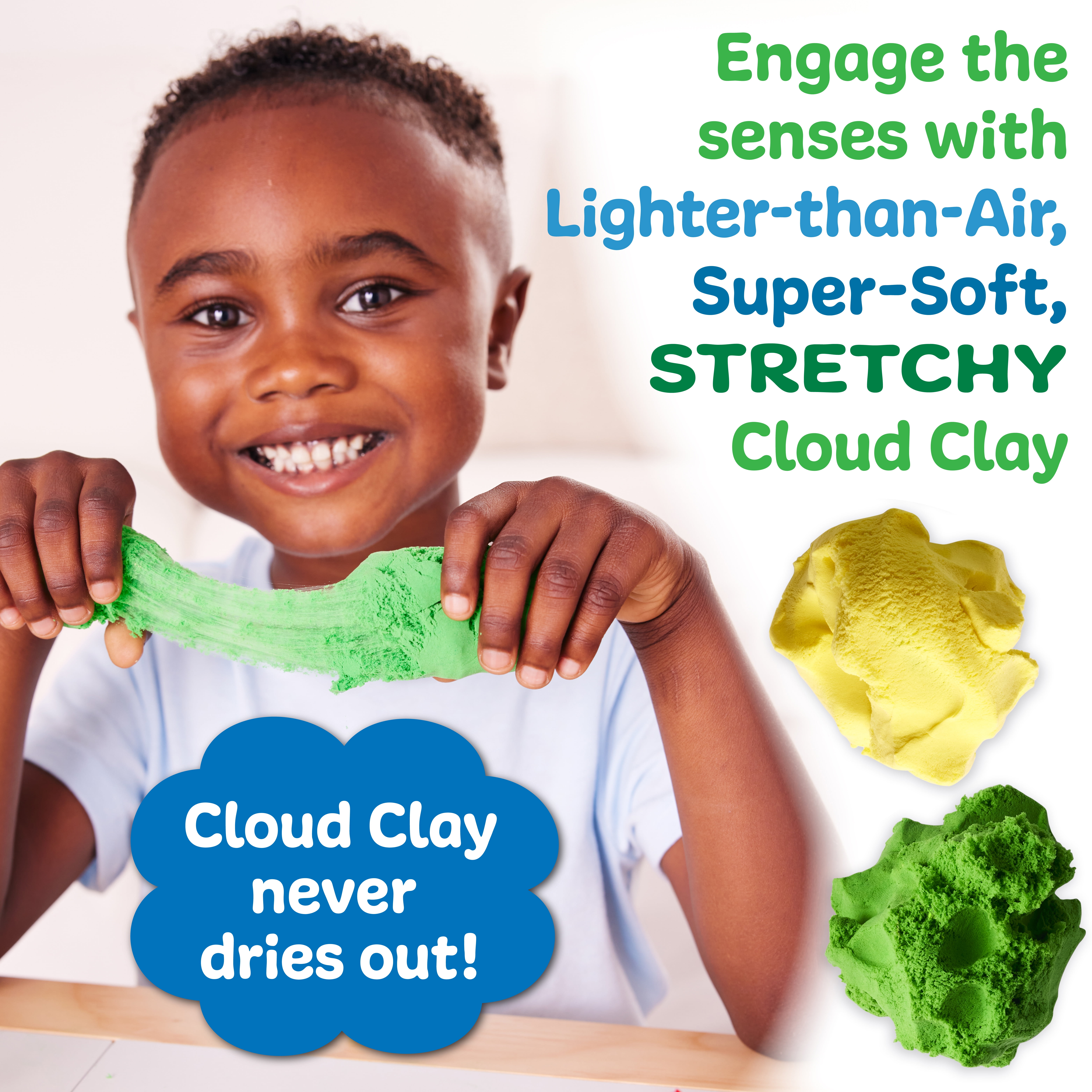 Creativity for Kids Sensory Activity Kit Farm Animal Playset with Cloud Clay and Figurines (1 Set) l3l7a