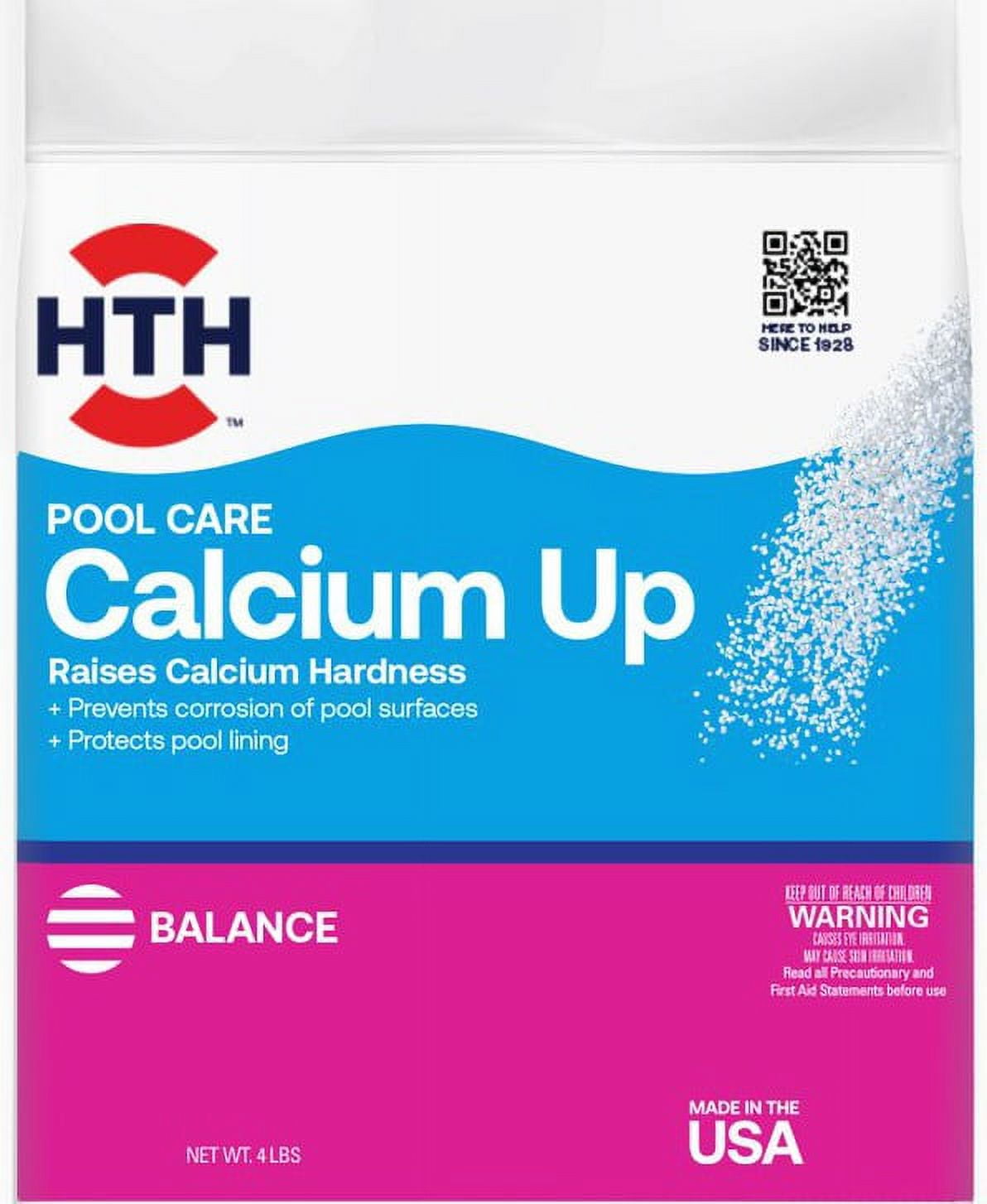 HTH Pool Care Calcium Hardness Increaser Granules for Swimming Pool Water Balance (4 lb) ln9ku