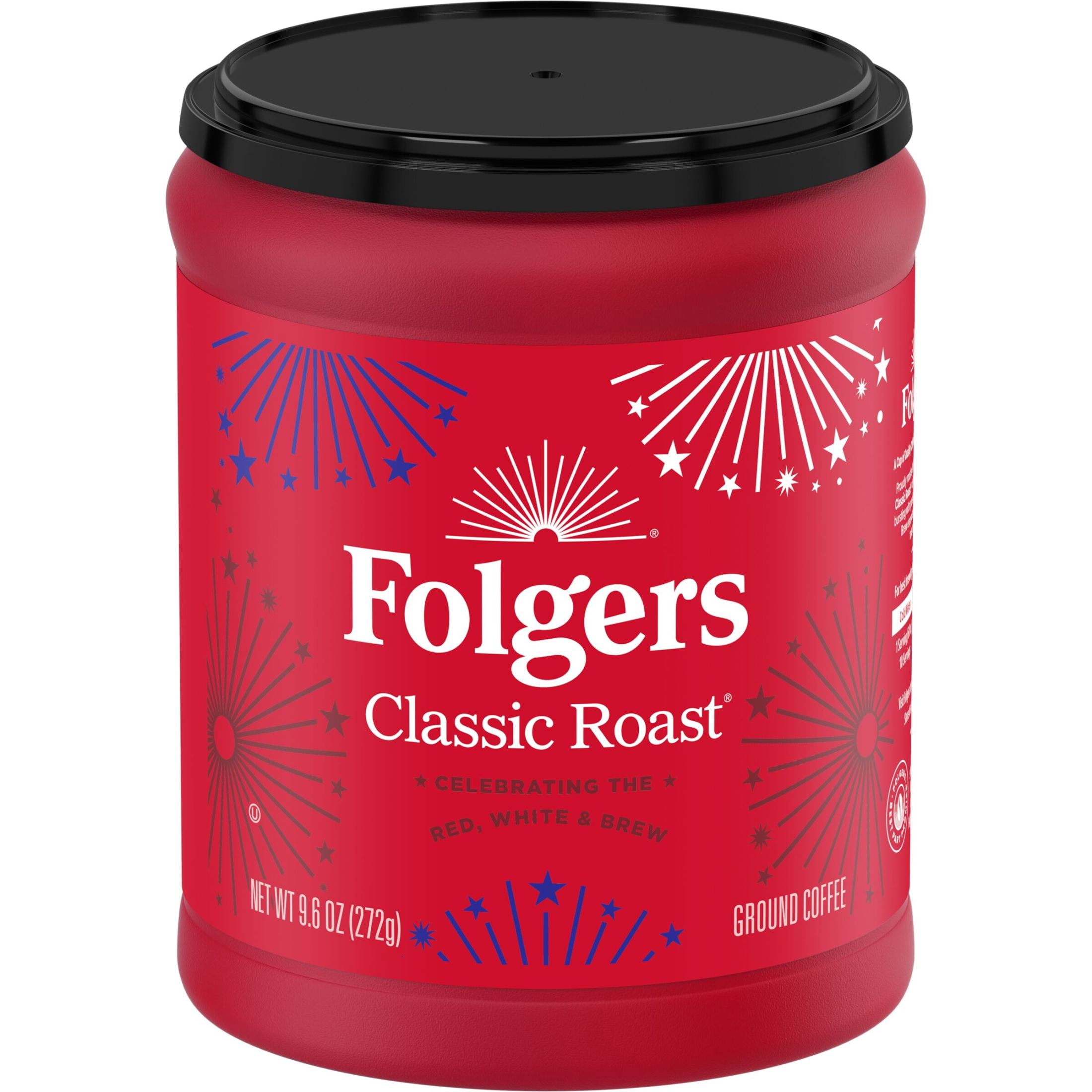 Folgers Classic Roast Medium Roast Ground Coffee (9.6 oz) n20pz