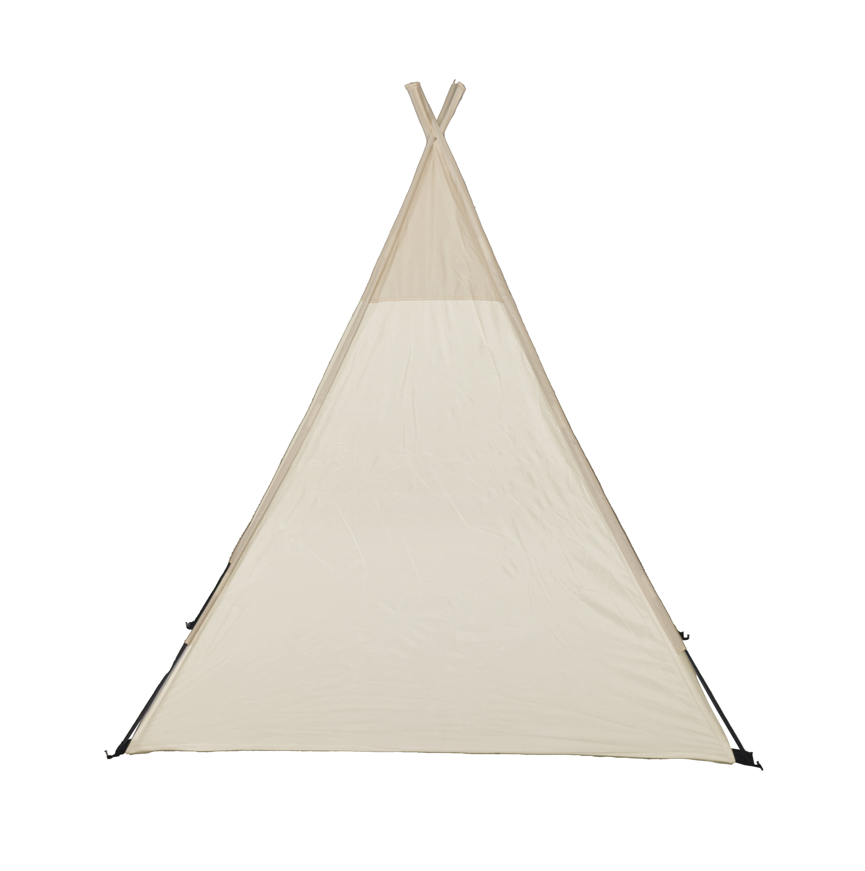 Ozark Trail Kids Teepee Play Tent, Indoor and Outdoor Playhouse (White, 5 ft x 5 ft x 60 in) mzy47