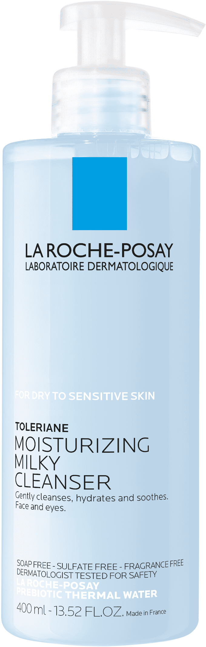 La Roche-Posay Toleriane Moisturizing Milky Facial Cleanser for Dry and Sensitive Skin (13.5 fl oz) s0jga