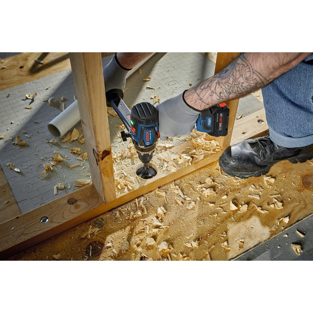 Bosch PROFACTOR 18V Brushless Cordless Drill Driver Kit with 8 Ah Battery (Refurbished, 0.5 in) p2g8e