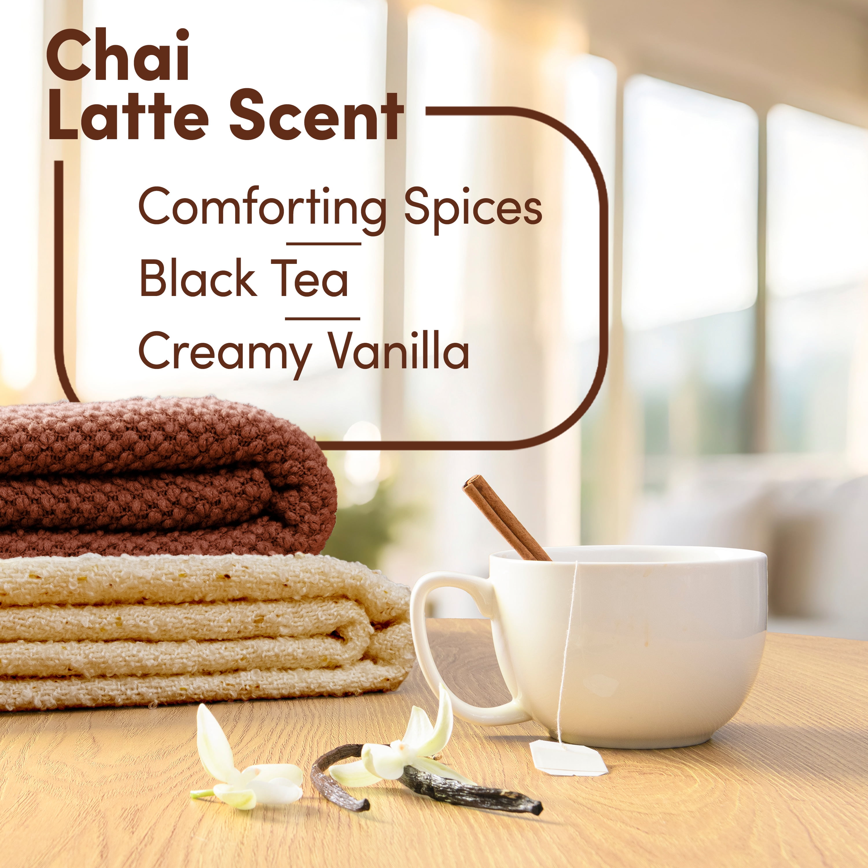 Downy Cozy Collection In-Wash Laundry Scent Booster Beads, Chai Latte Scent (7.8 oz) wolha