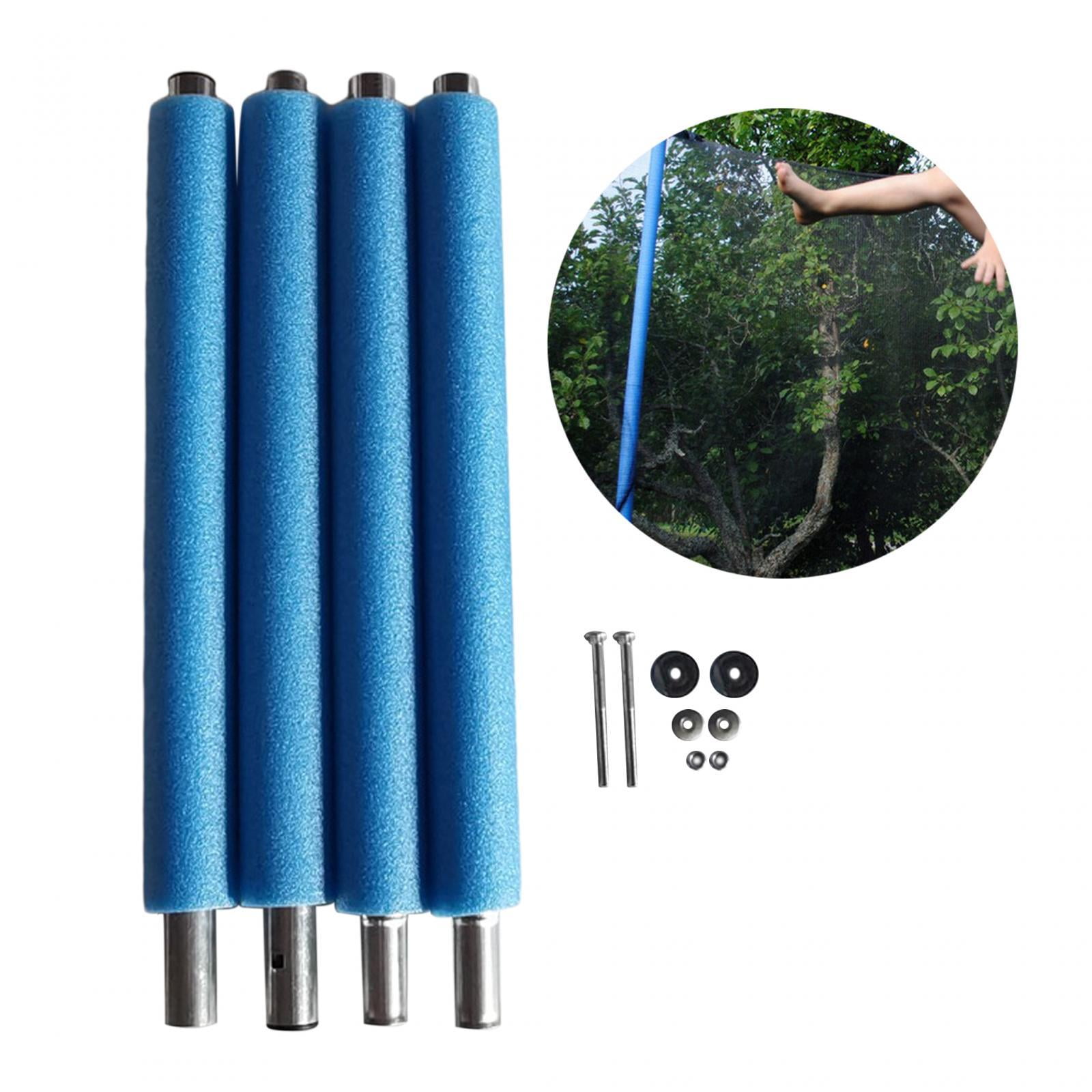 harayaa Trampoline Pole Replacement Set with Foam Sleeves (Blue, 20.67 in, 4-Pack) yeb8b