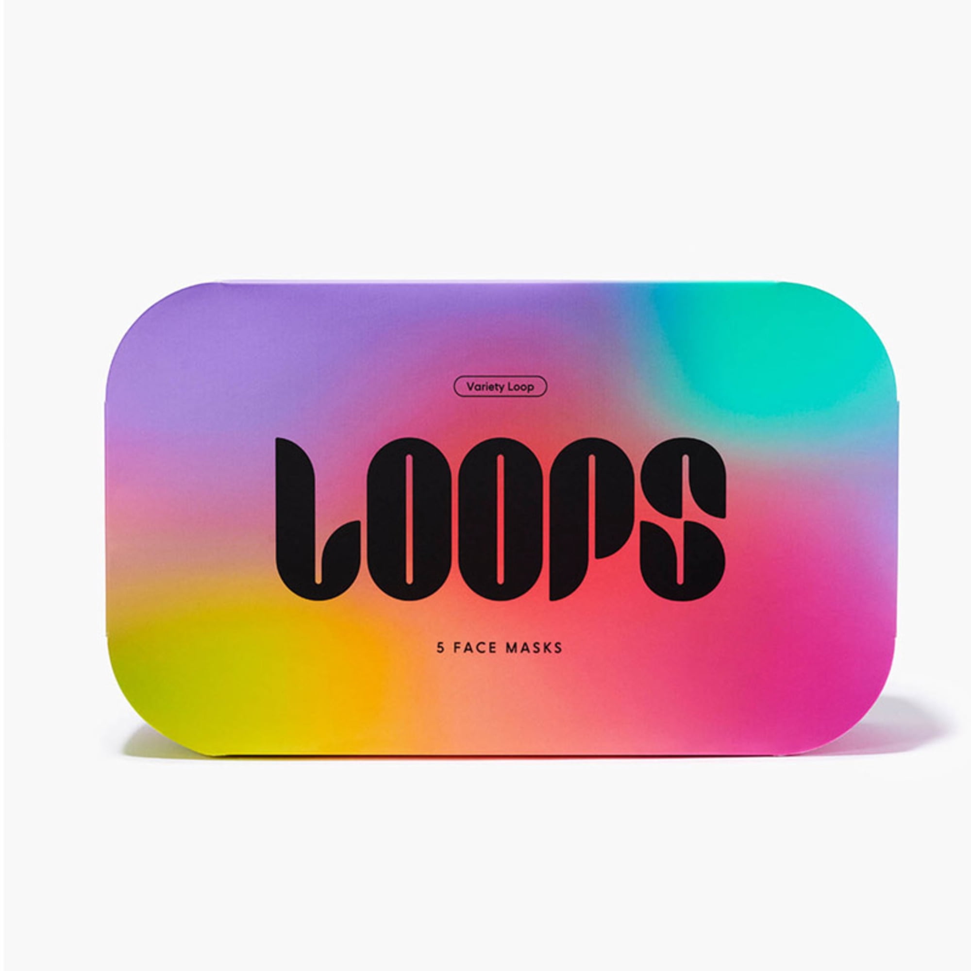 Loops Variety Hydrogel Face Mask Set (5-Pack, 5 Count) x65os