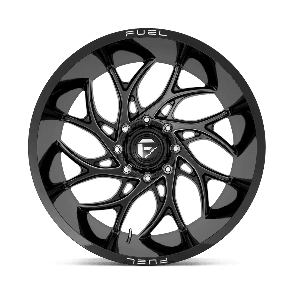 Fuel Off-Road D741 Runner Wheel (Gloss Black Milled, 22x8.25 in) 1bf2g