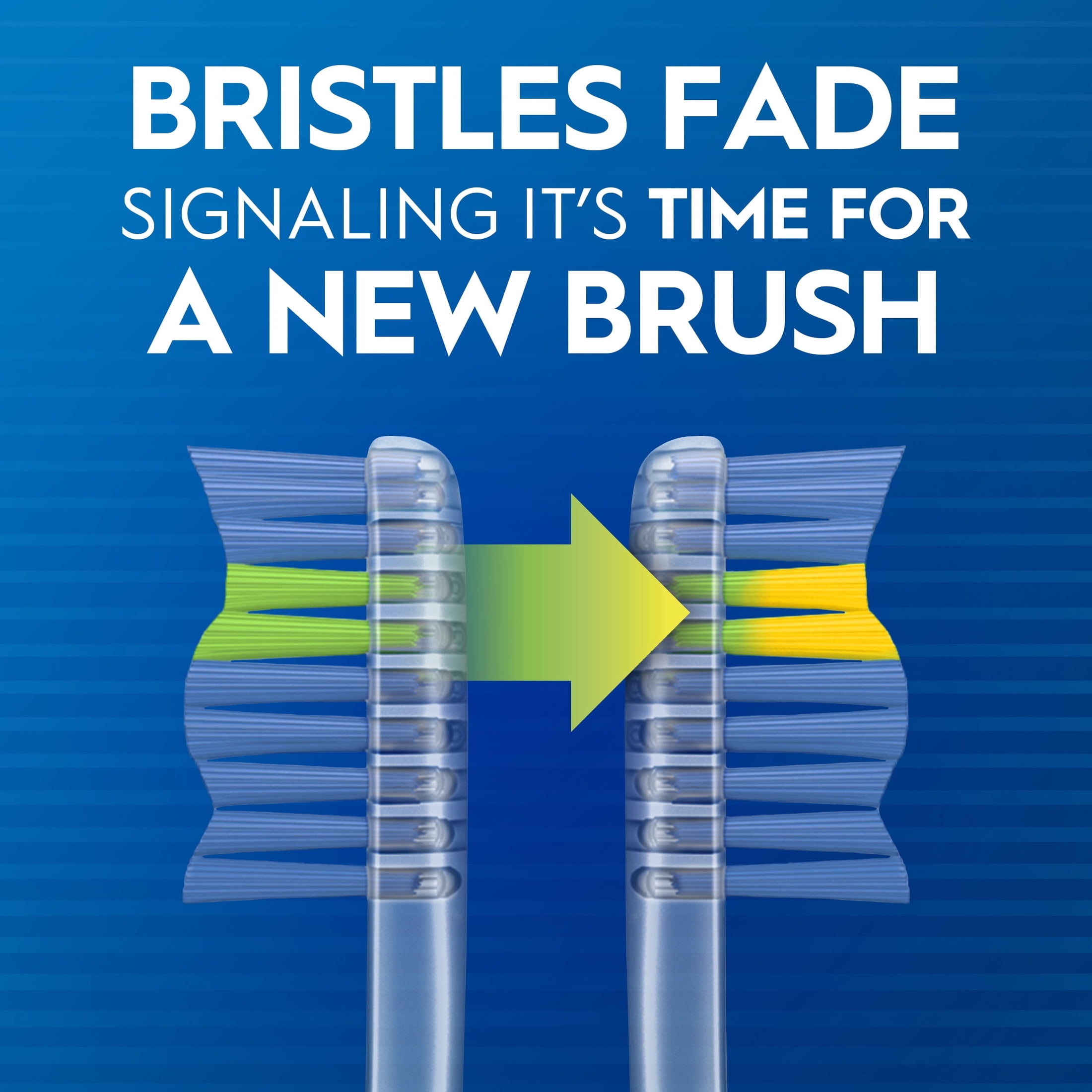 Oral-B Advanced Clean Manual Toothbrush, Soft Bristles, Color-Changing Indicator (6 Count) eg1n4