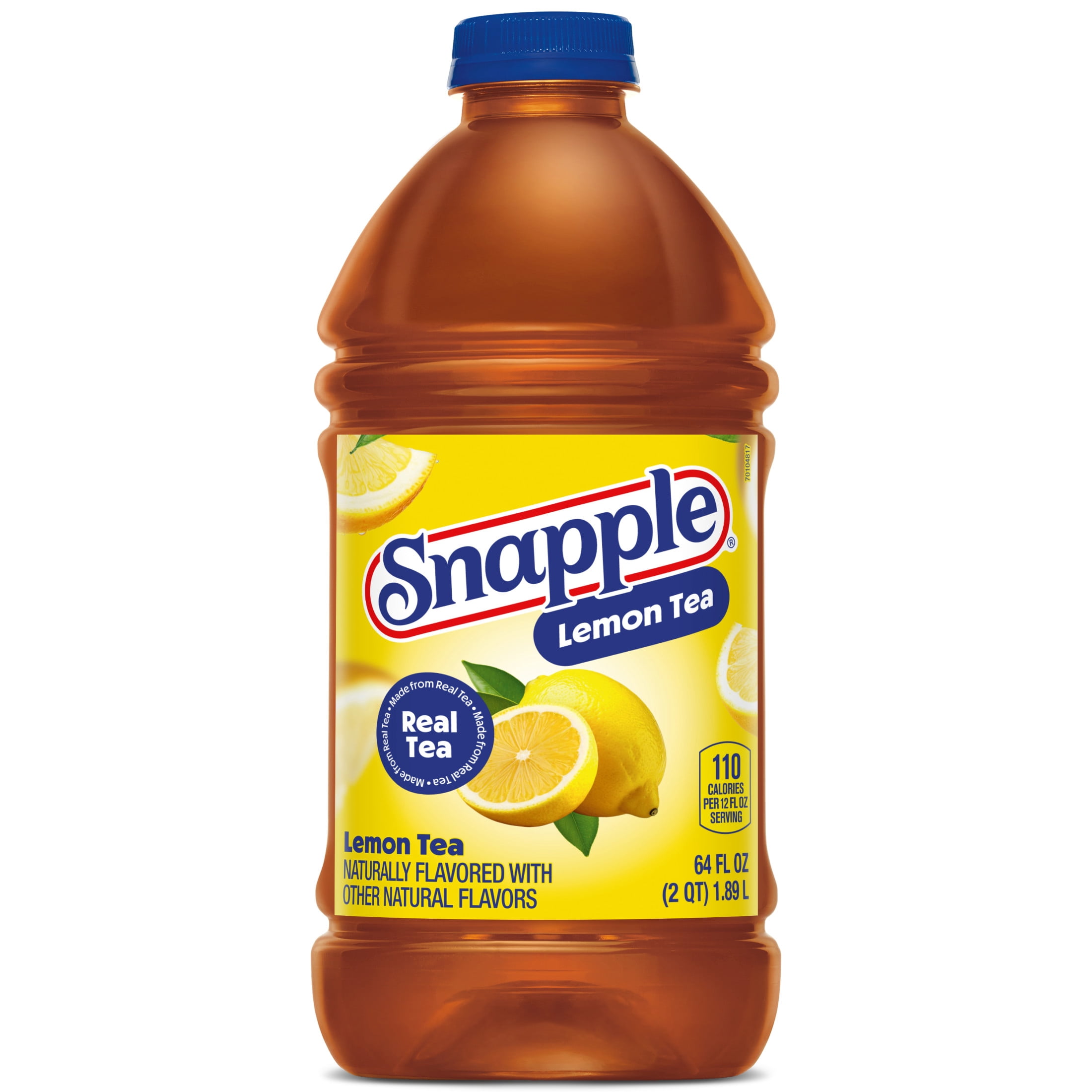 Snapple Natural Lemon Tea, All Natural Black and Green Tea Blend (64 fl oz) fqorv
