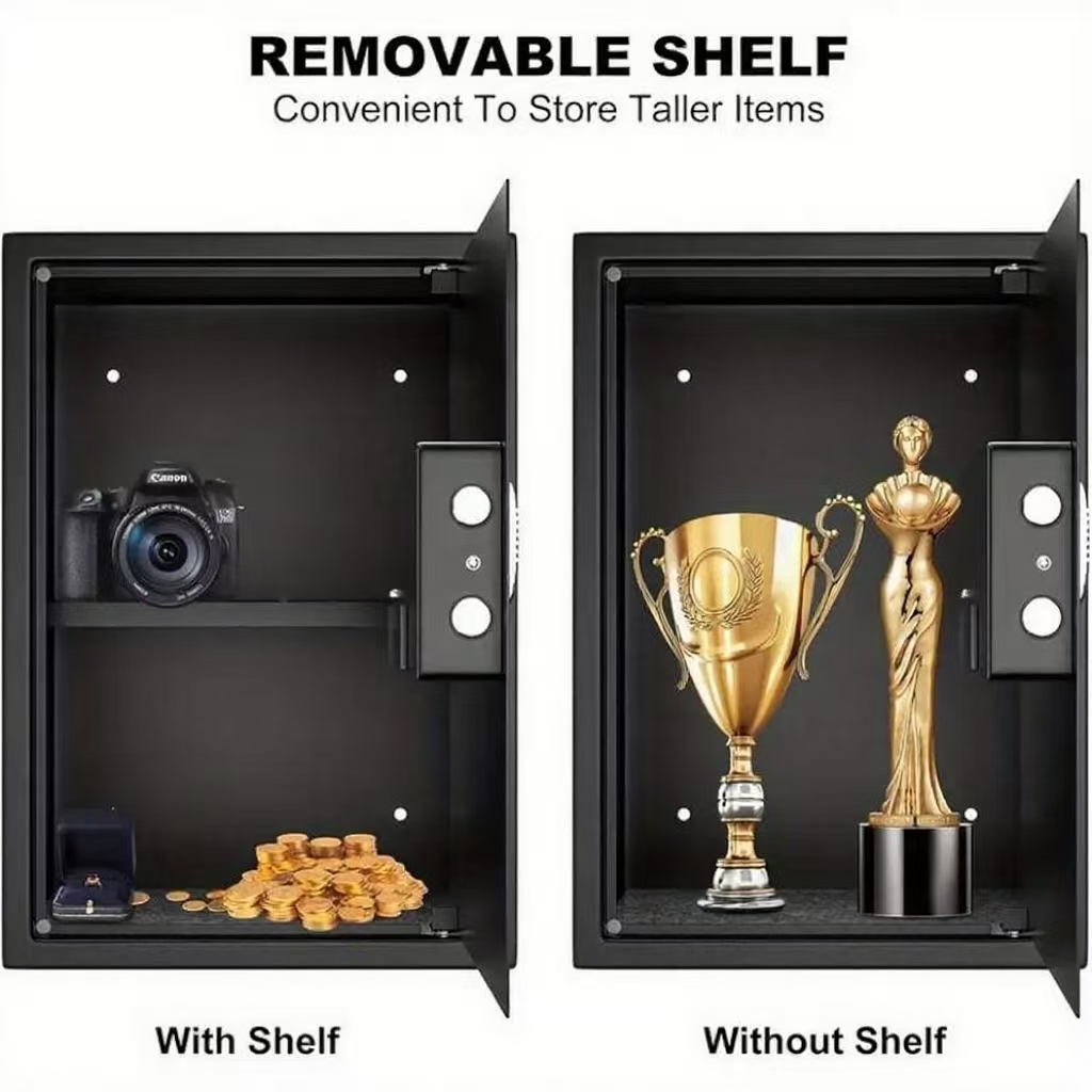 Reliancer Electronic Security Home Safe with Digital Keypad and Alarm System (1.85 cu ft) le2ve