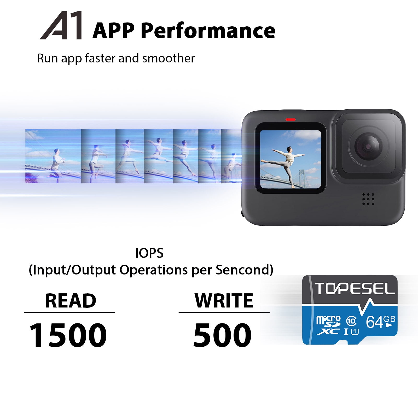 Topesel microSDXC Memory Card with Adapter (Black, 2 Pack, 128GB Total) 5j32o - Image 10