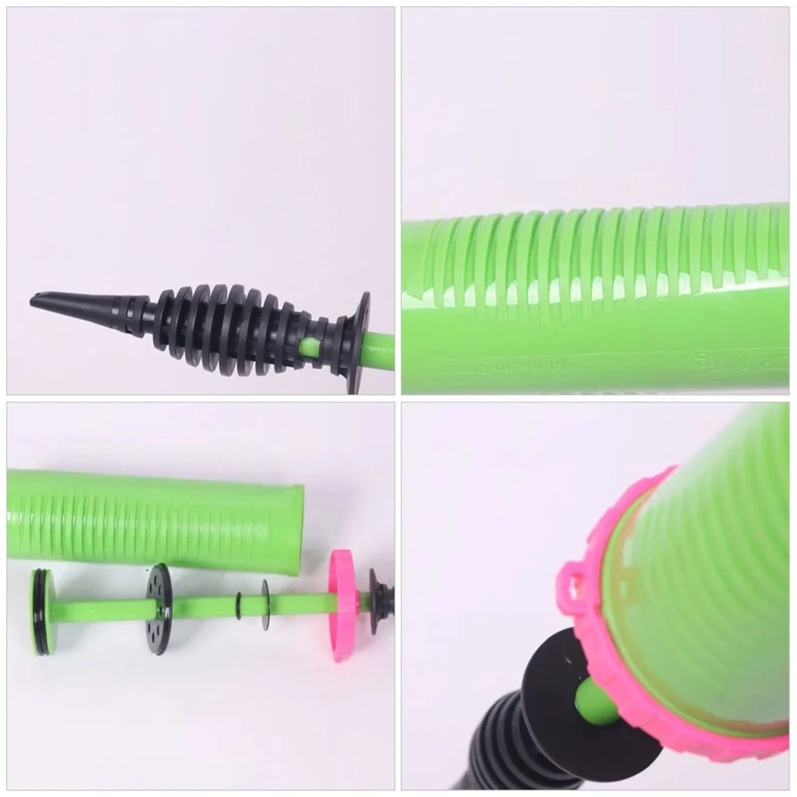 Generic Hand Push Two-Way Inflator Manual Air Pump for Party Balloons and Inflatables (11 in) vyrpv