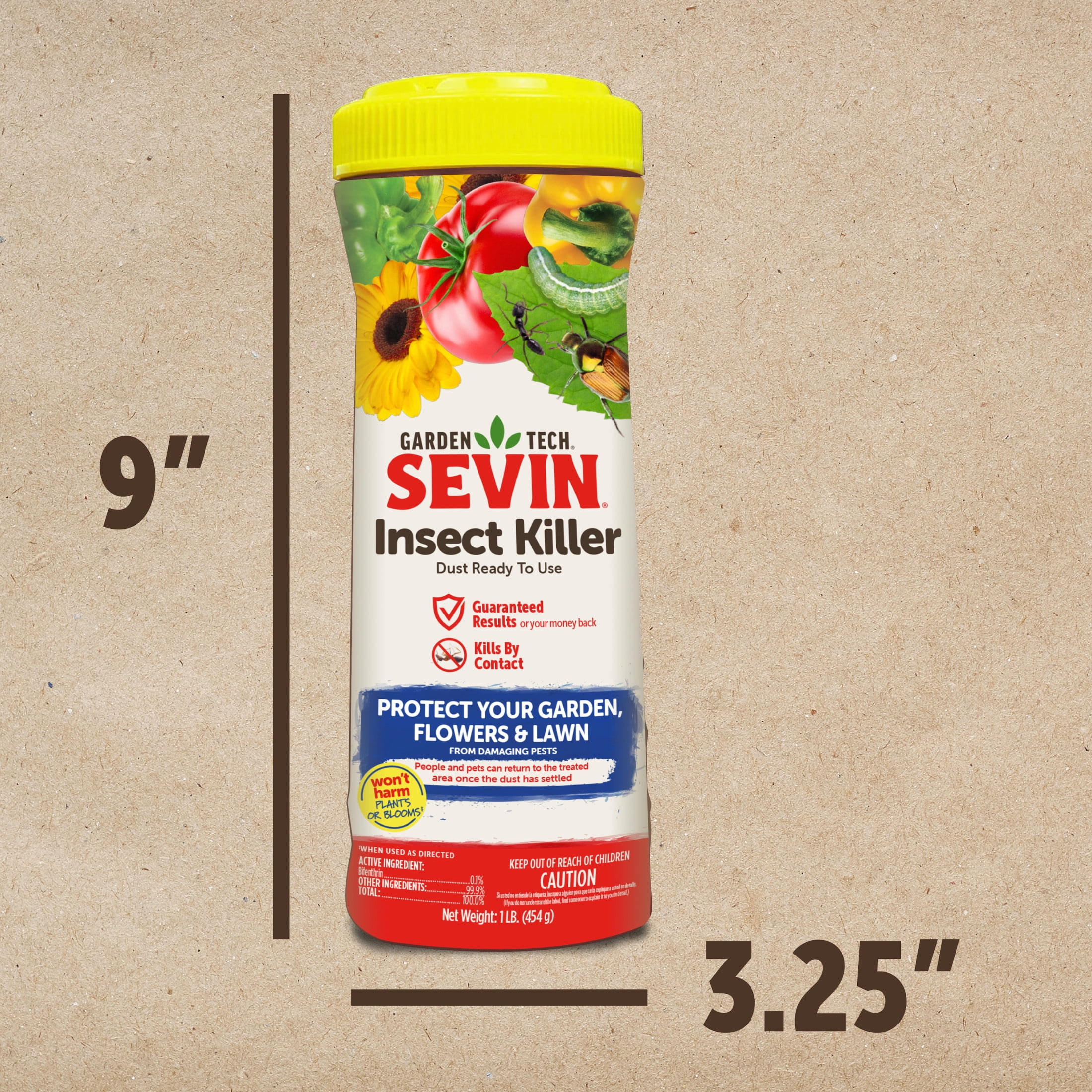 Sevin Garden Insect Killer Dust for Lawns and Flowers (1 lb) uifja