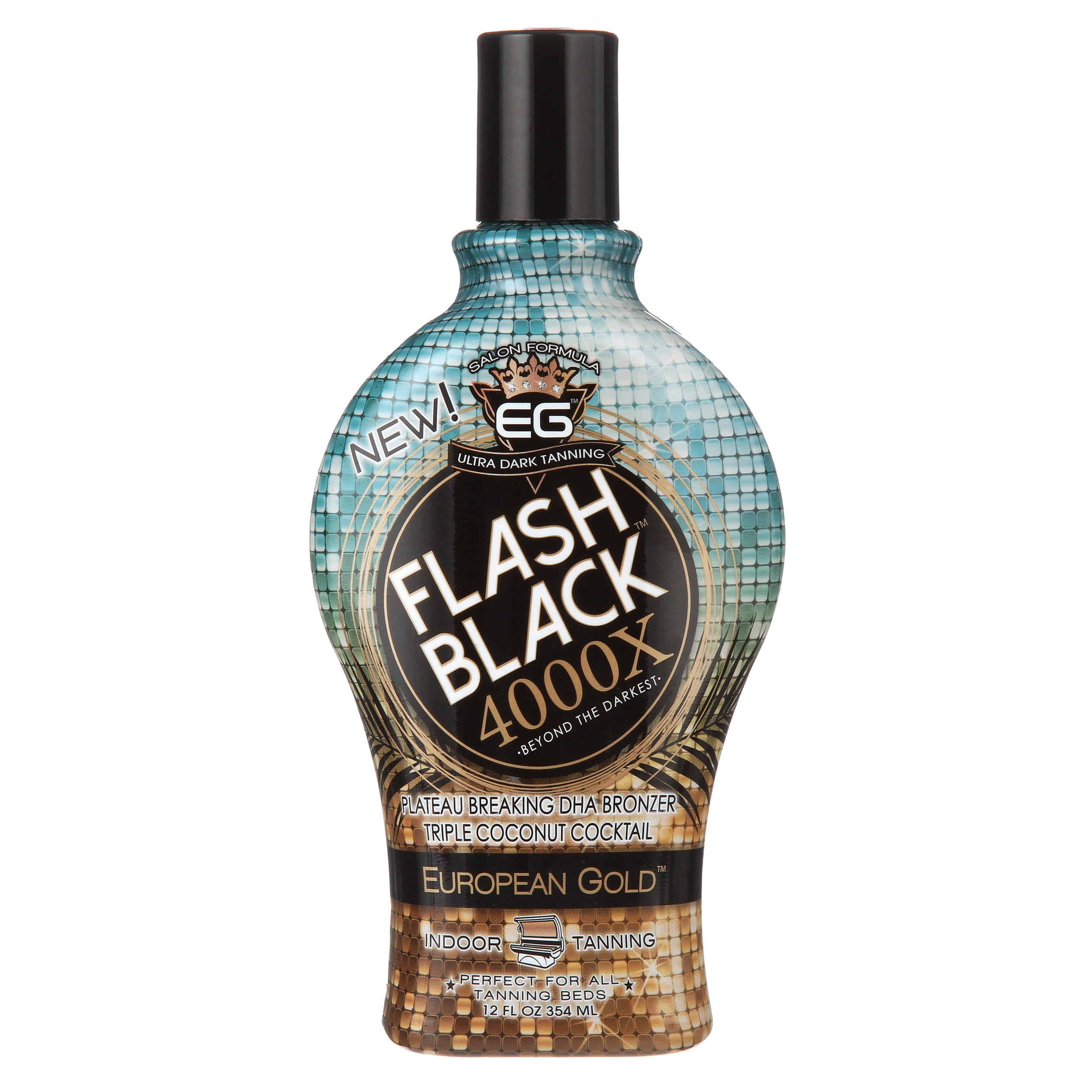 European Gold 4000x Ultra Dark Bronzer Sun Care Lotion (Gold, 12 fl oz) 9z4tf
