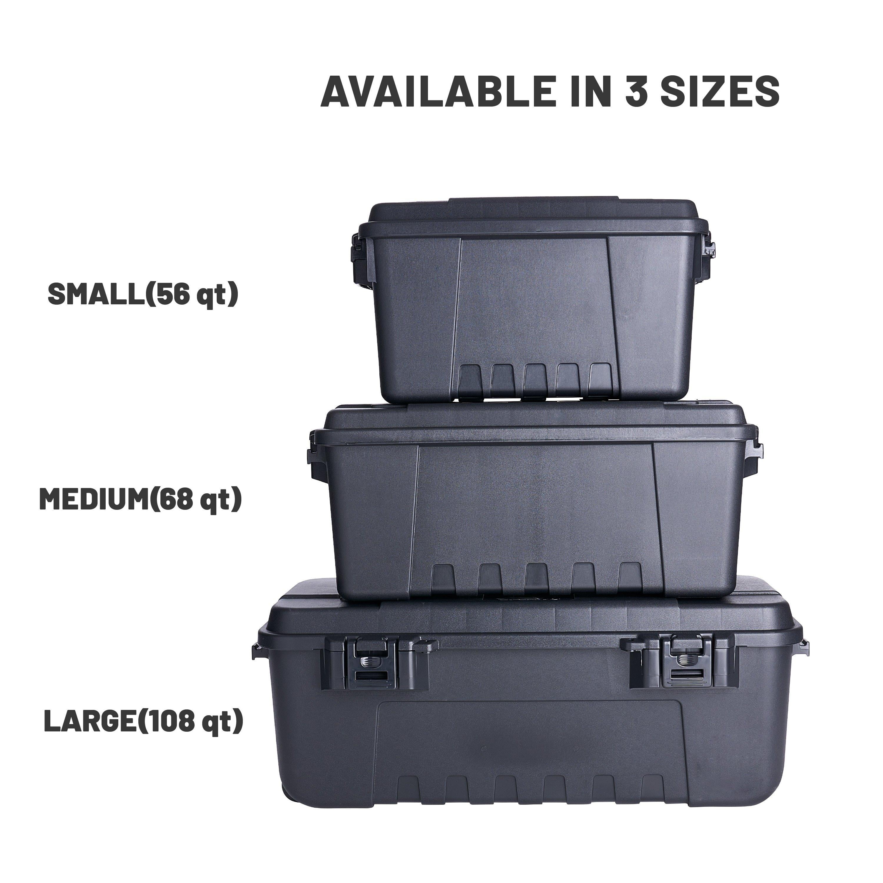 Plano Sportsman's Trunk Heavy-Duty Storage Bin (Black, 14 Gallon) tdouw - Image 9