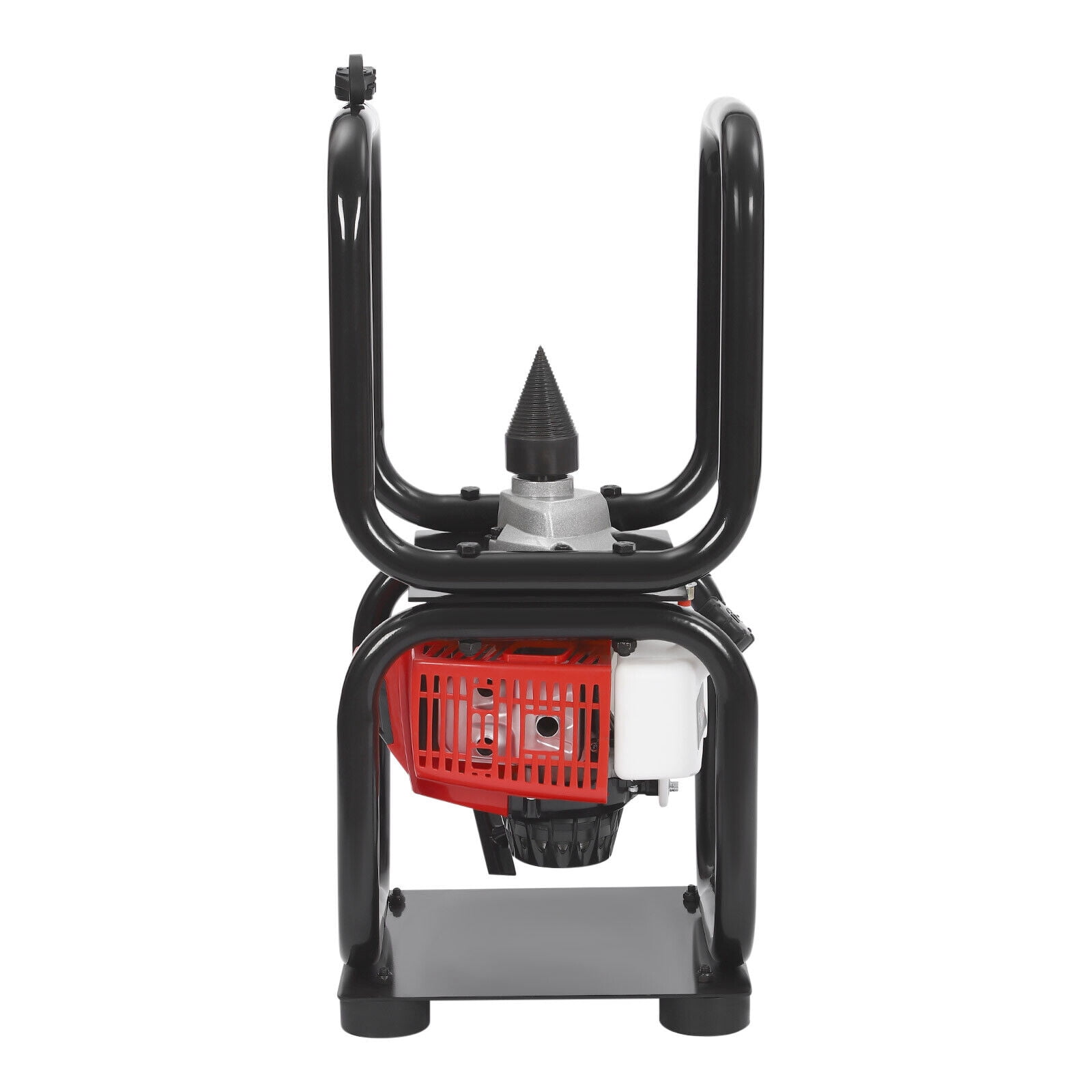 Generic 3.4HP 64CC Gas Powered Log Splitter Cone Drill Firewood Processor (Black, 0.4 gal) vzvqw