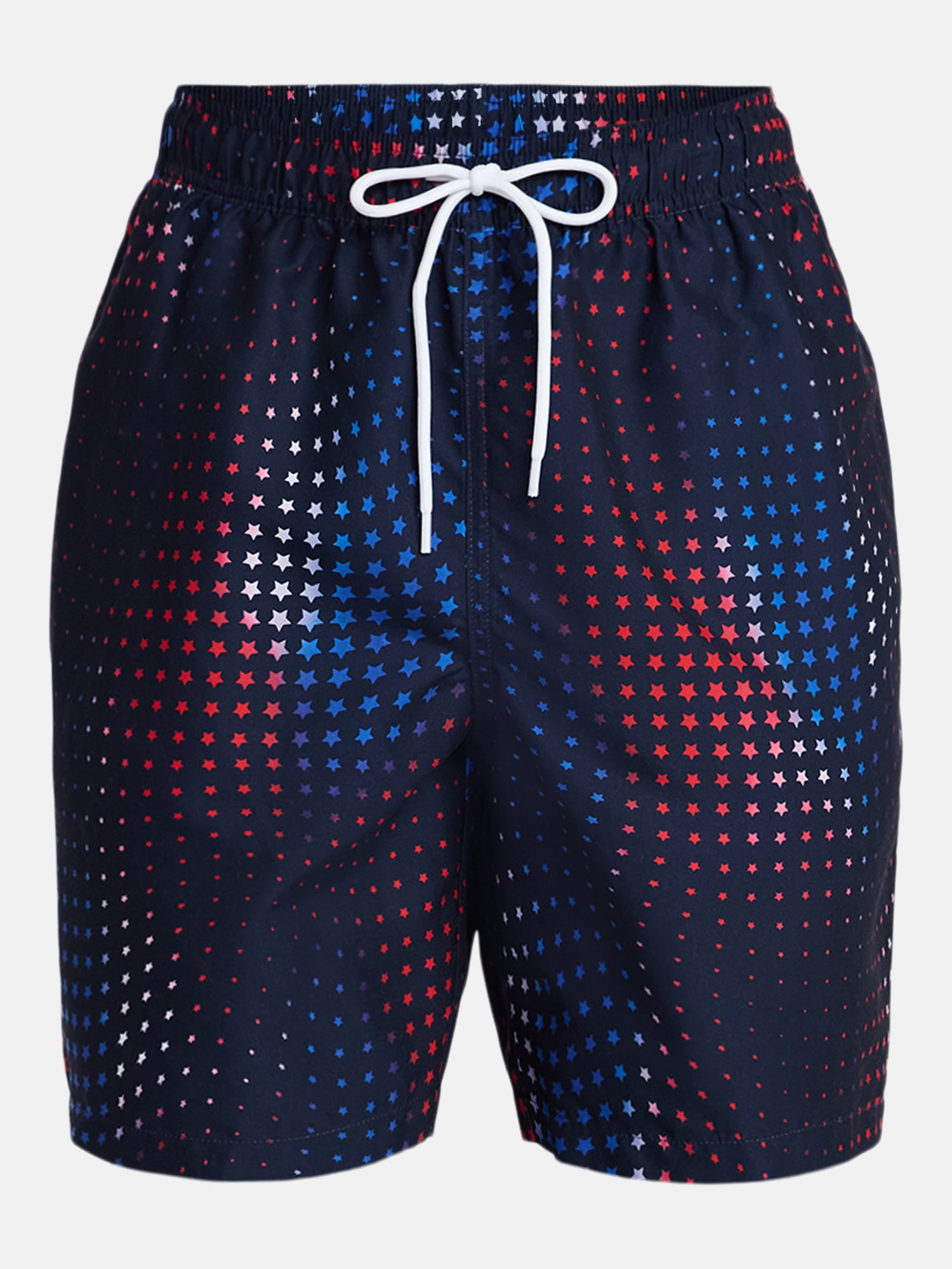 Way To Celebrate Men's Americana Swim Trunks Patriotic Board Shorts (Blue, S-3XL) 75qjo