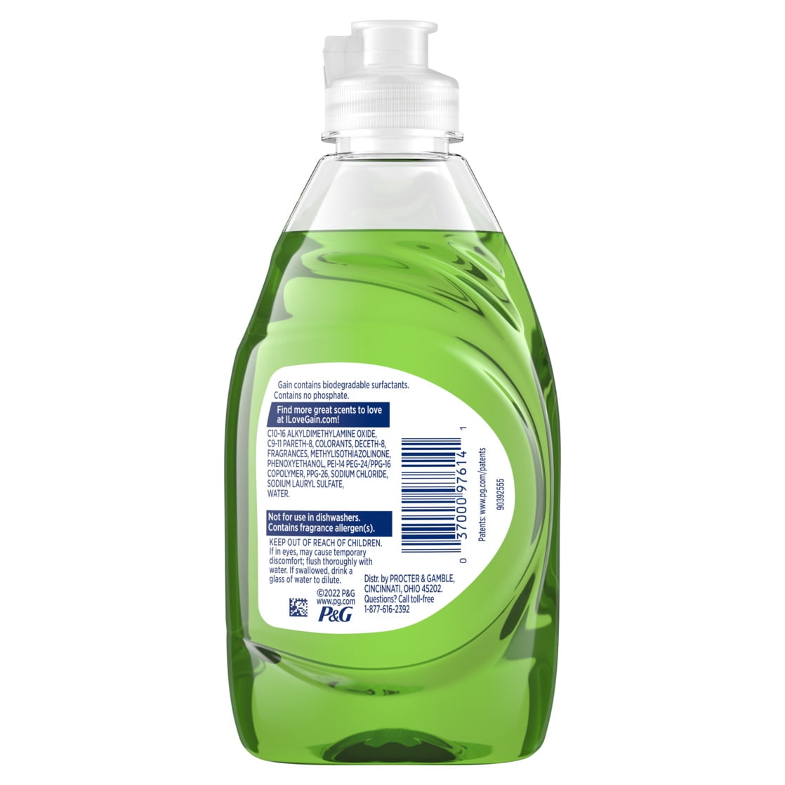 Gain Ultra Dishwashing Liquid Soap, Grease-Fighting Formula (Original Scent, 8 fl oz) rxexr