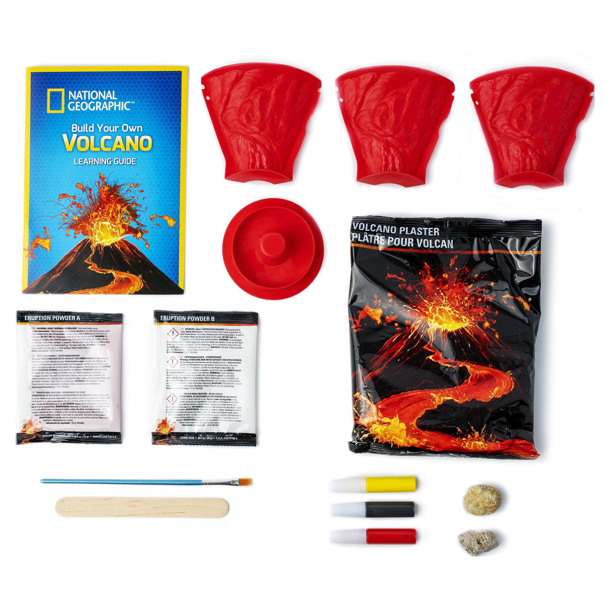 National Geographic STEM Volcano Science Kit (DIY Educational Activity Set) xuvuf