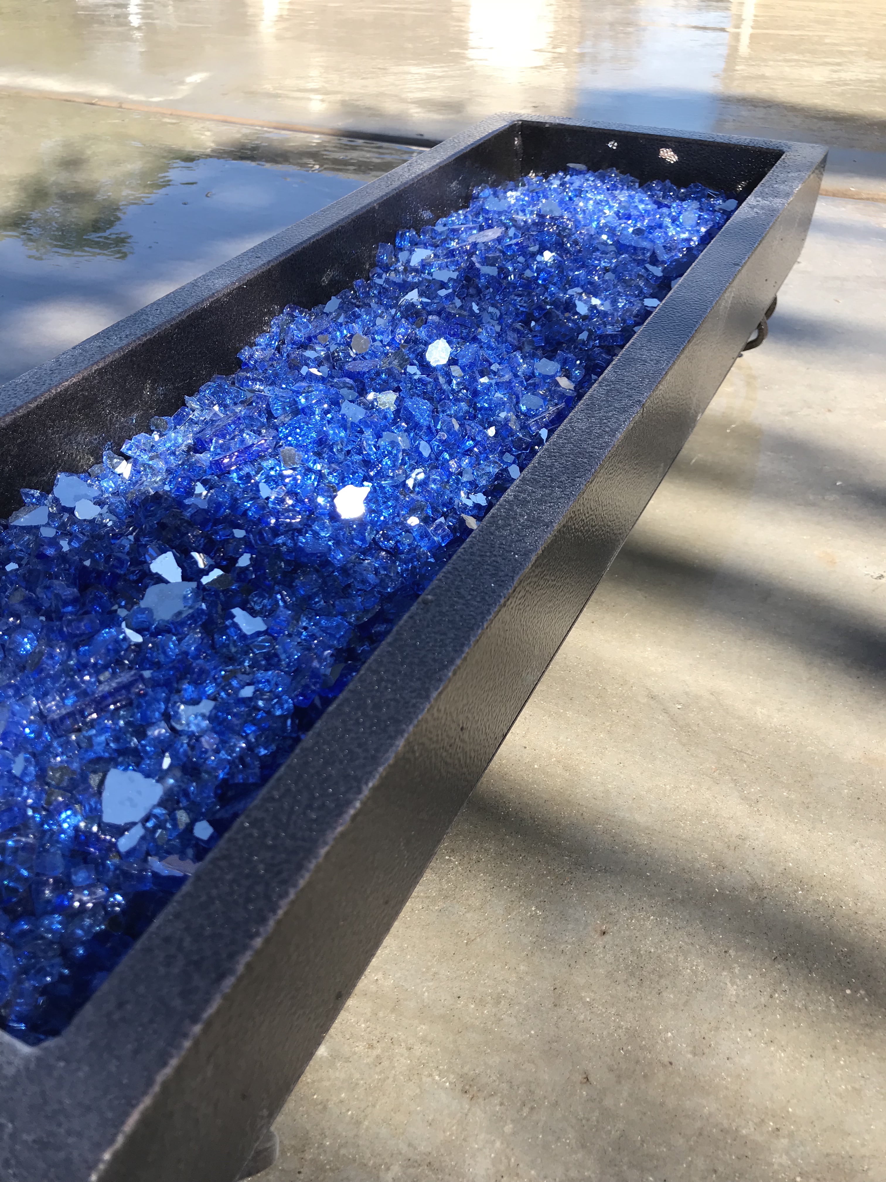 Element Fireglass Reflective Fire Glass for Fire Pits and Fireplaces (Cobalt Blue, 10 lb) kxuhe