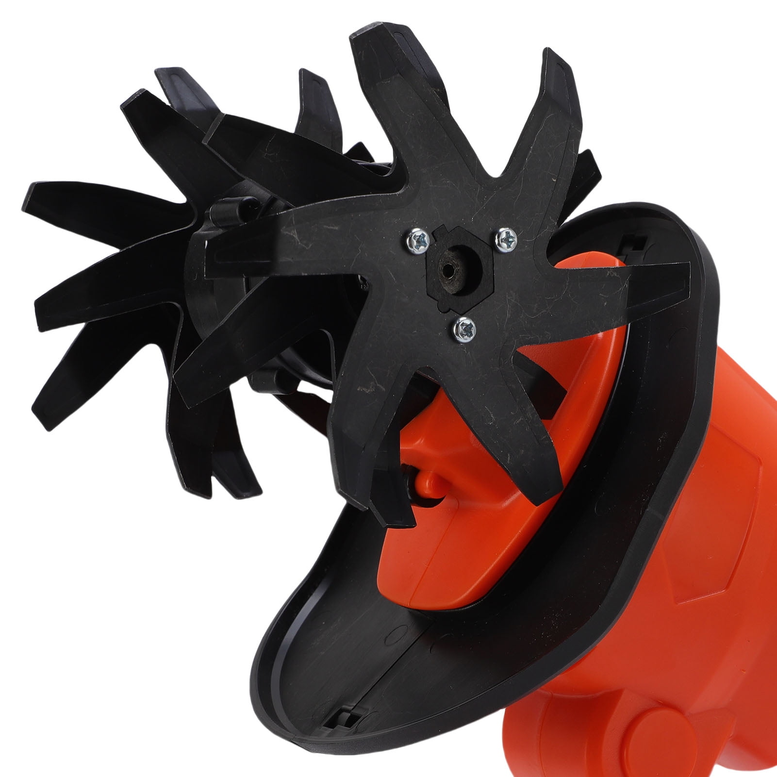 UsilkU Cordless Electric Tiller Cultivator for Garden Weeding and Soil Preparation (12.2 in) h81vr