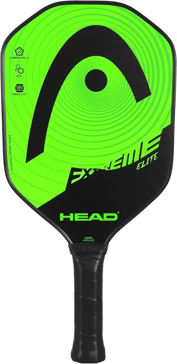 HEAD Extreme Elite Pickleball Paddle (Black, 7.8 oz) 5n42f