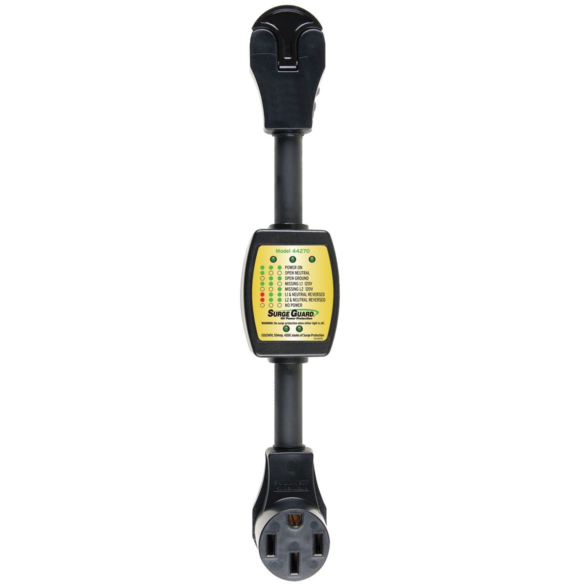 Southwire 44270 Surge Guard Electrical Power Protector (Black, 50A) 78s6q