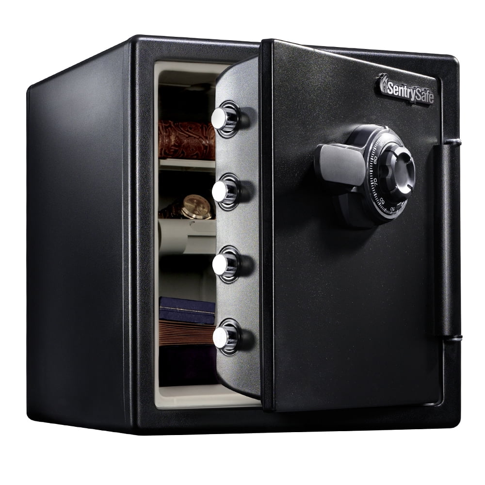 SentrySafe SFW123CU Fireproof and Waterproof Security Safe with Combination Lock (Black, 1.2 cu ft) h8bz1