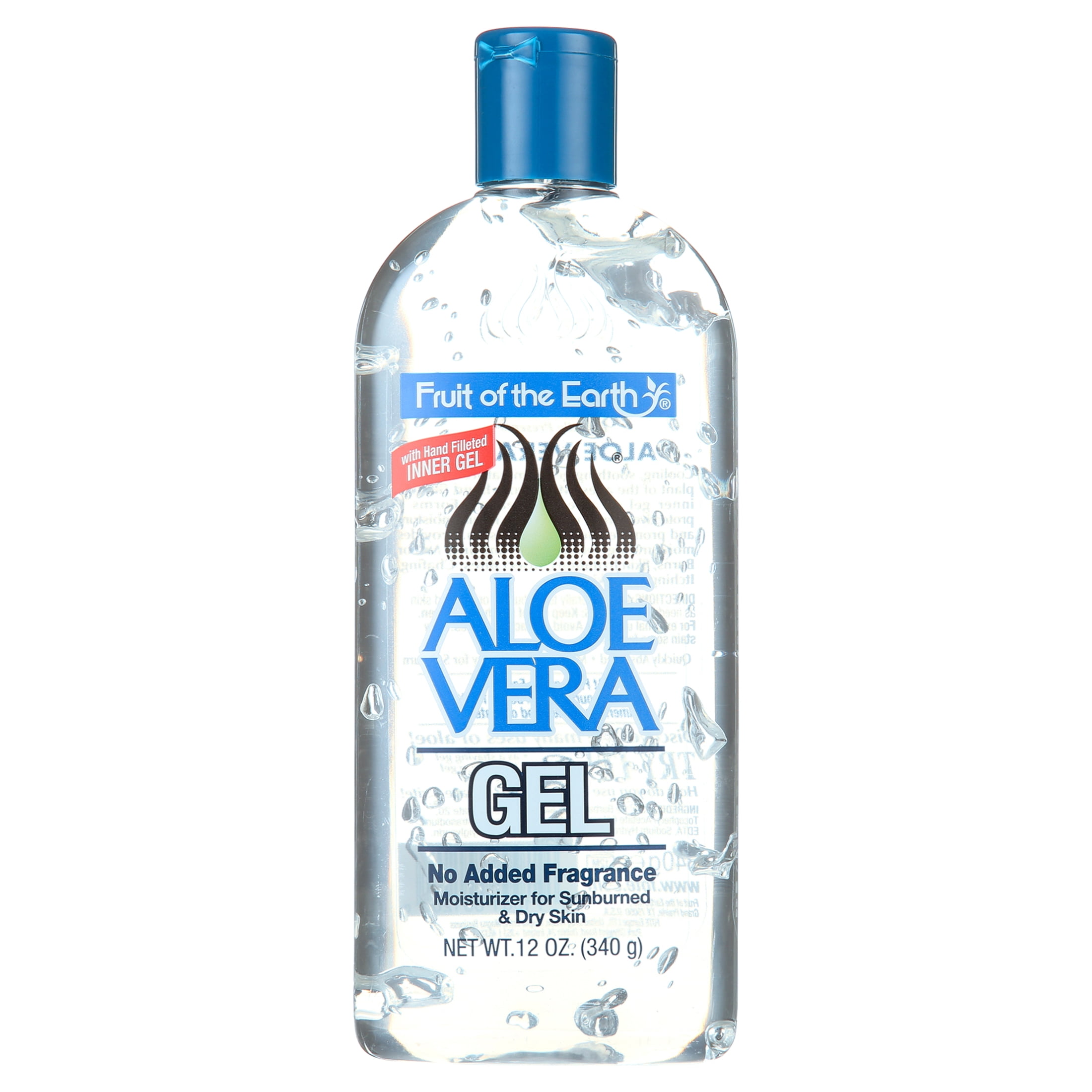 Fruit of the Earth Aloe Vera Moisturizing Gel, Soothing Skin Treatment (Clear, 12 oz) ibjvt
