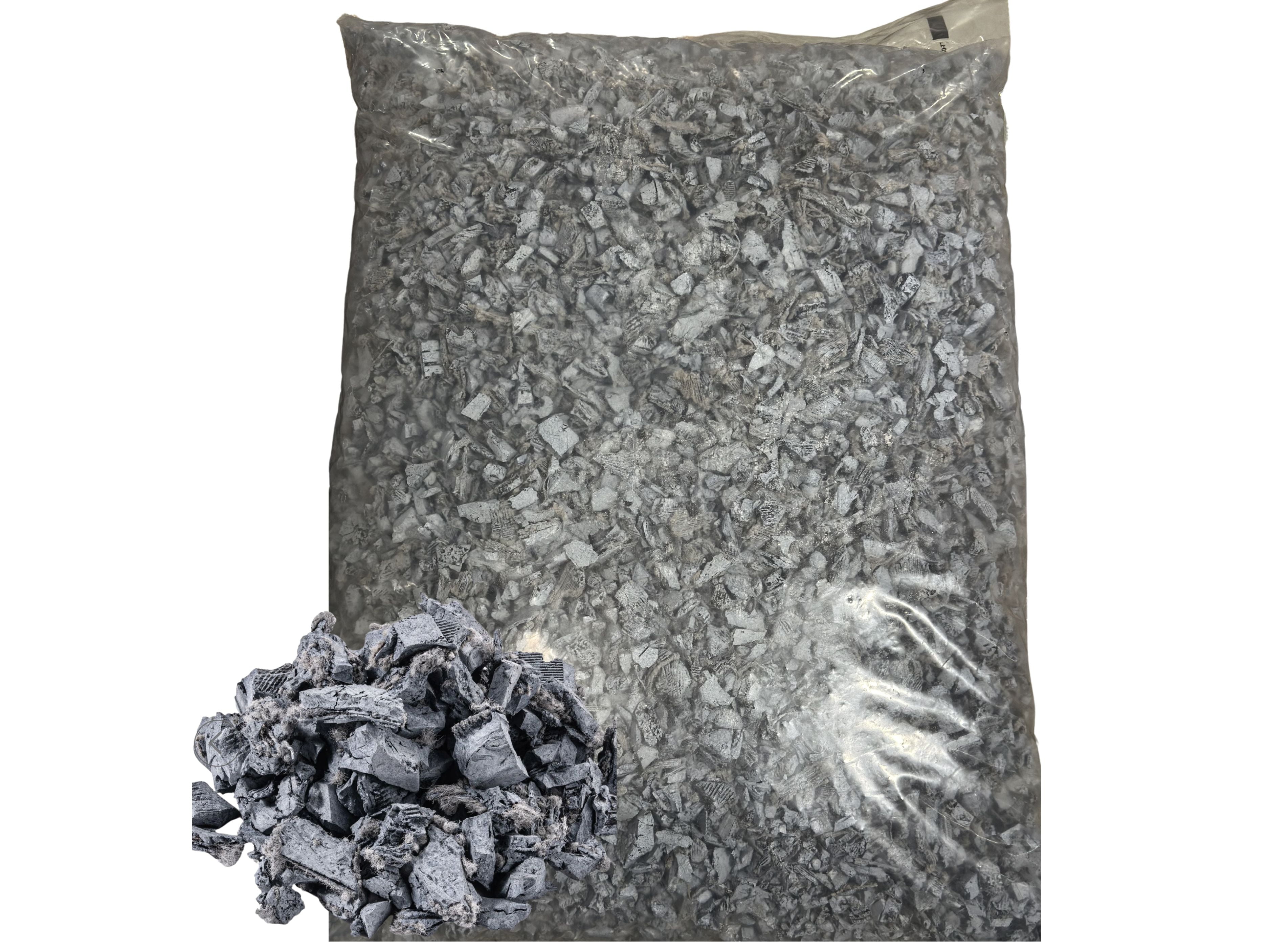 Viagrow Rubber Playground and Landscape Mulch, Durable Recycled Rubber for Gardens and Play Areas (Silver, 1.5 cu ft) vx3il