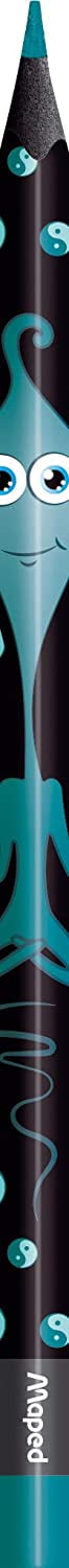 Maped Color'Peps Monster Coloring Pencils, Triangular Grip, Break-Resistant Resin Lead (24 Count) zx5j9