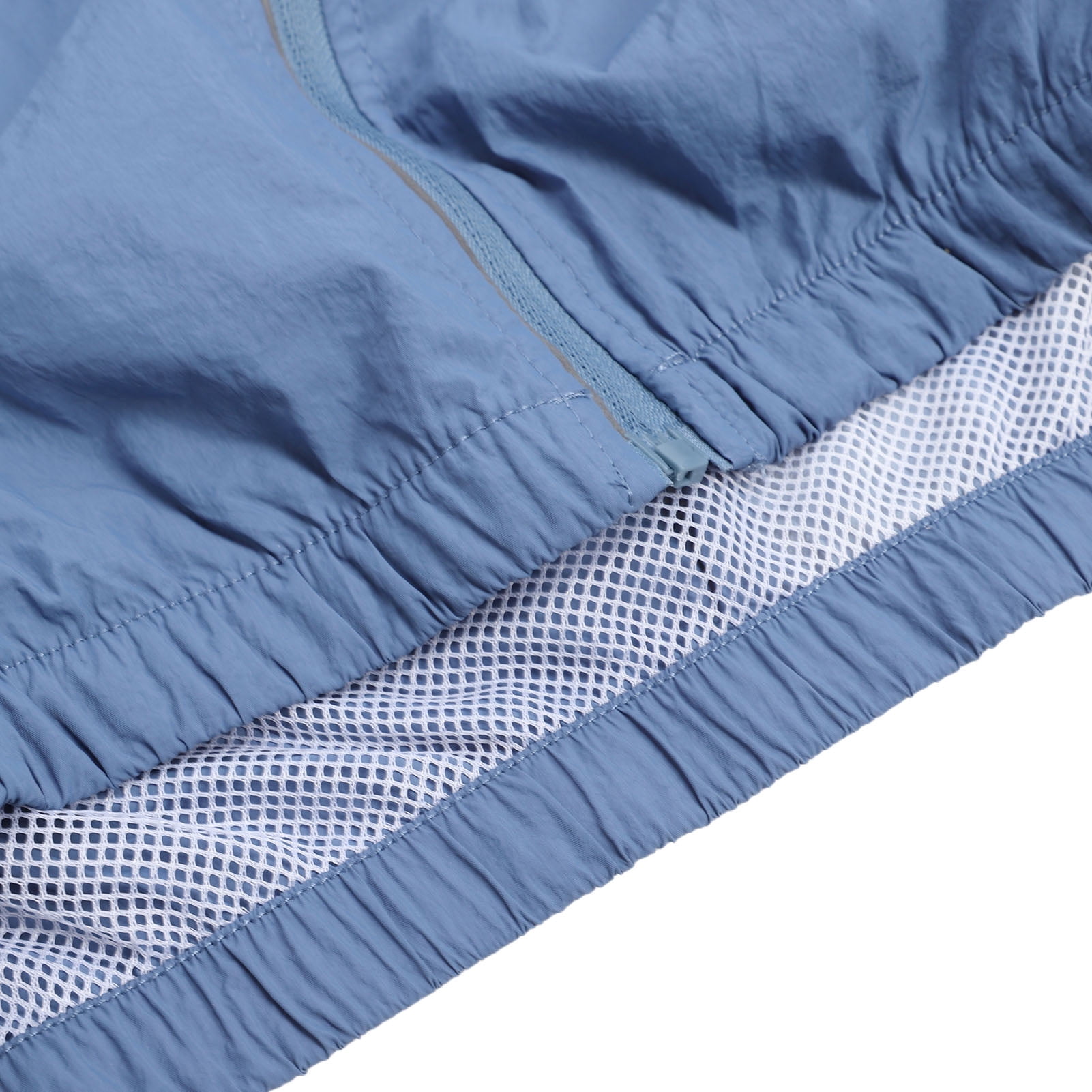 Riousery Men's Cooling Fan Jacket Air Conditioned Work Shirt with 3-Speed Fan (Blue, M) nwik3