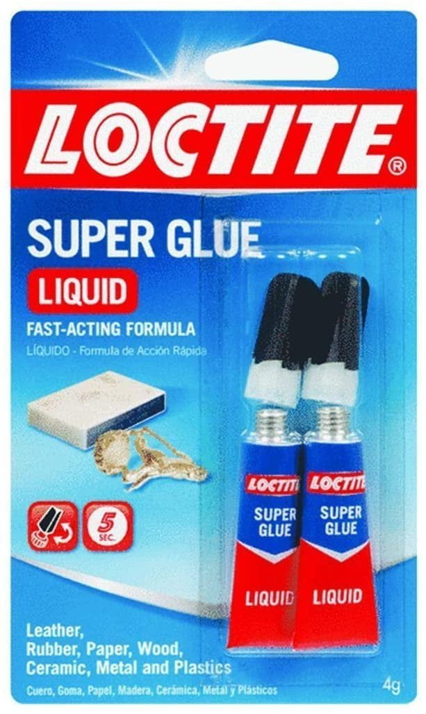 Henkel Loctite Super Glue Liquid, Fast-Bonding Adhesive for Home Repairs (Clear, 0.07 oz) nwk7c