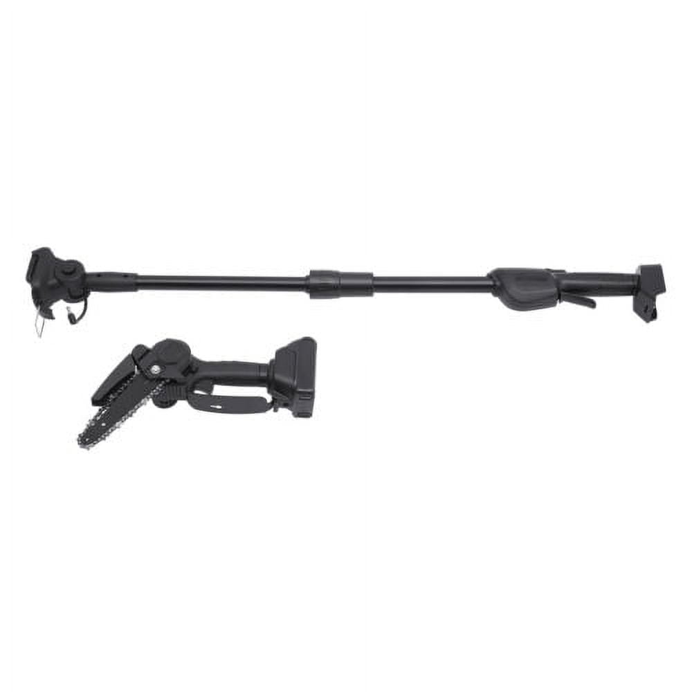 Generic 2-in-1 Cordless Pole Saw for Tree Trimming, Electric Handheld Chainsaw with Extension Pole (Black, 4.26 ft) lp1he