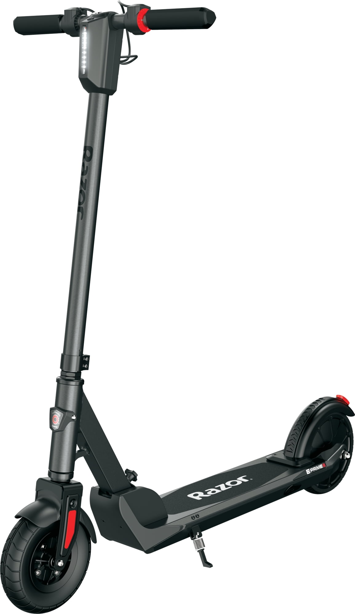 Razor E Prime III Electric Scooter for Adults, Portable Folding Commuter with 18 mph Max Speed and 15-mile Range (Black, 220 lb Capacity) fjgv5