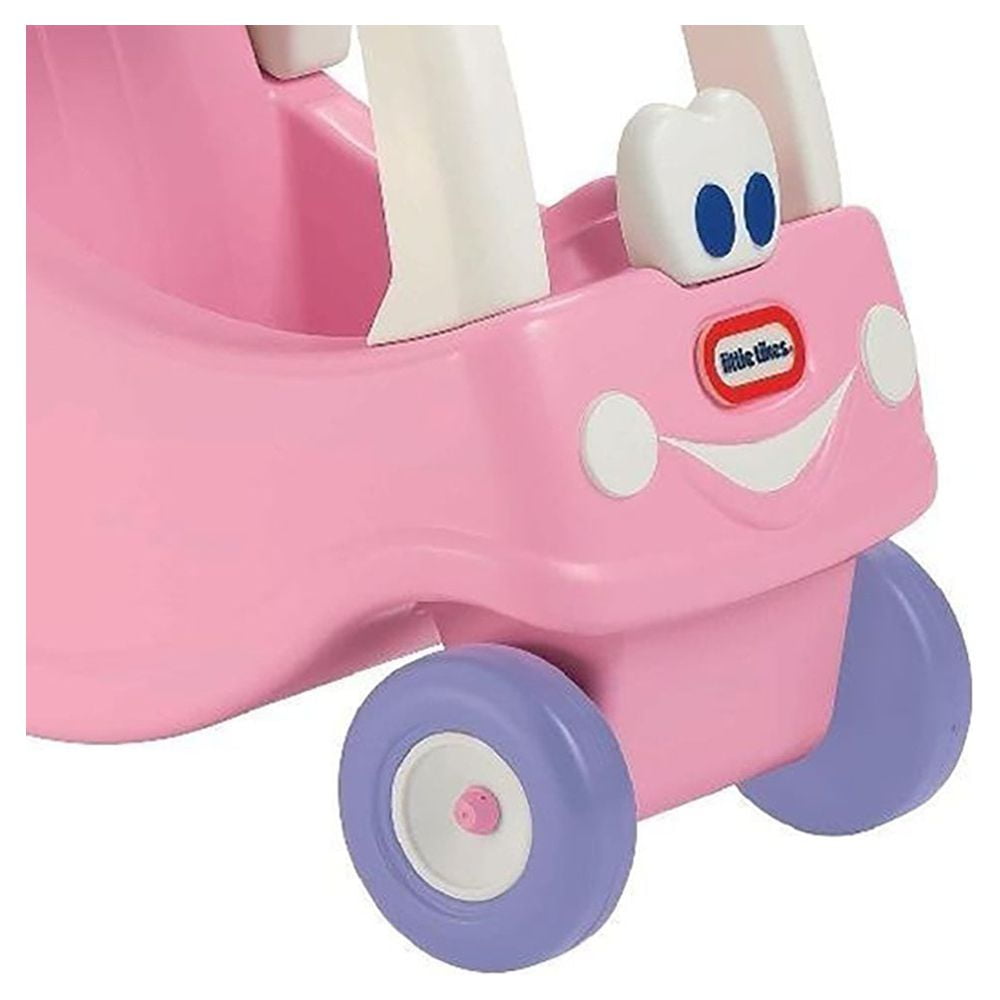 Little Tikes Princess Cozy Shopping Cart (Pink, 17 in x 13 in x 22 in) 8j0on
