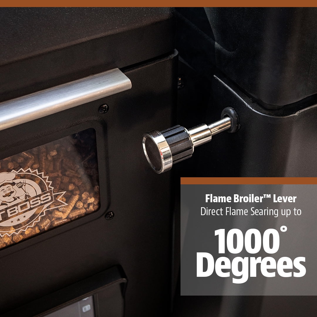 Pit Boss Onyx Series Odessa Wood Fired Pellet Grill with Wi-Fi and Bluetooth (Black, 1323 sq in) 0n6lp