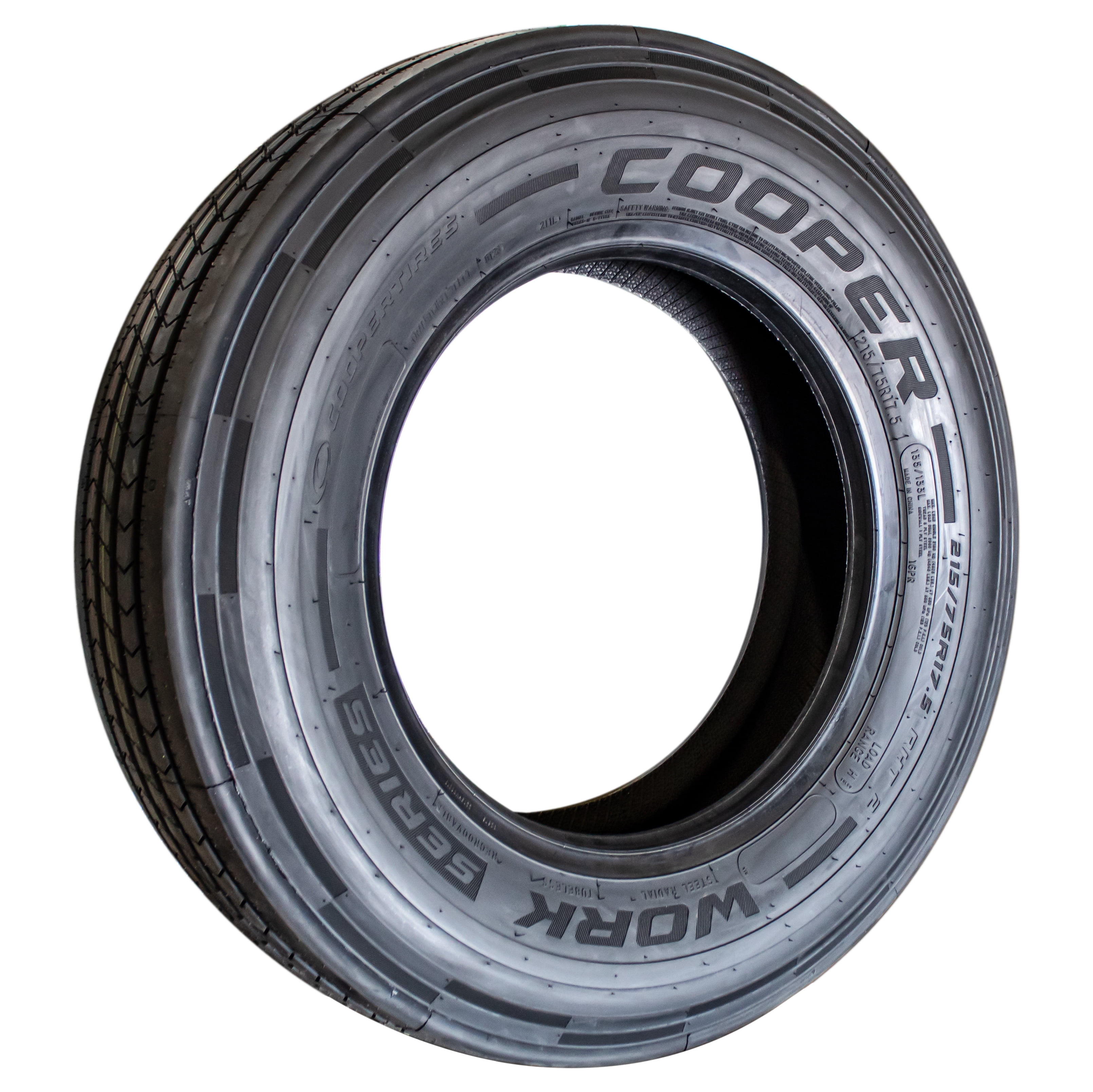 eCustomRim Radial Trailer Tire ST215/75R17.5 (Load Range H, 30.4 in Diameter) 7j3j5