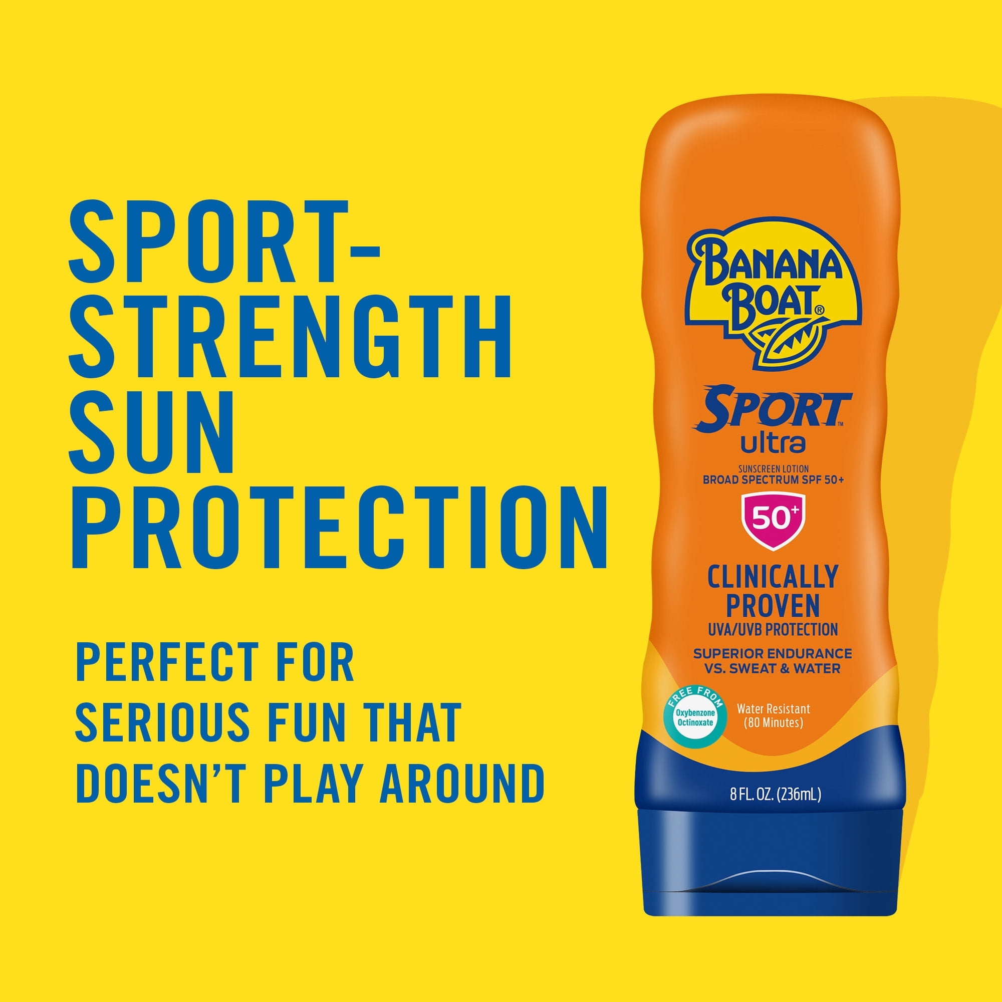 Banana Boat Sport Performance Sunscreen Lotion Broad Spectrum SPF 50 (8 oz) 1vcl7