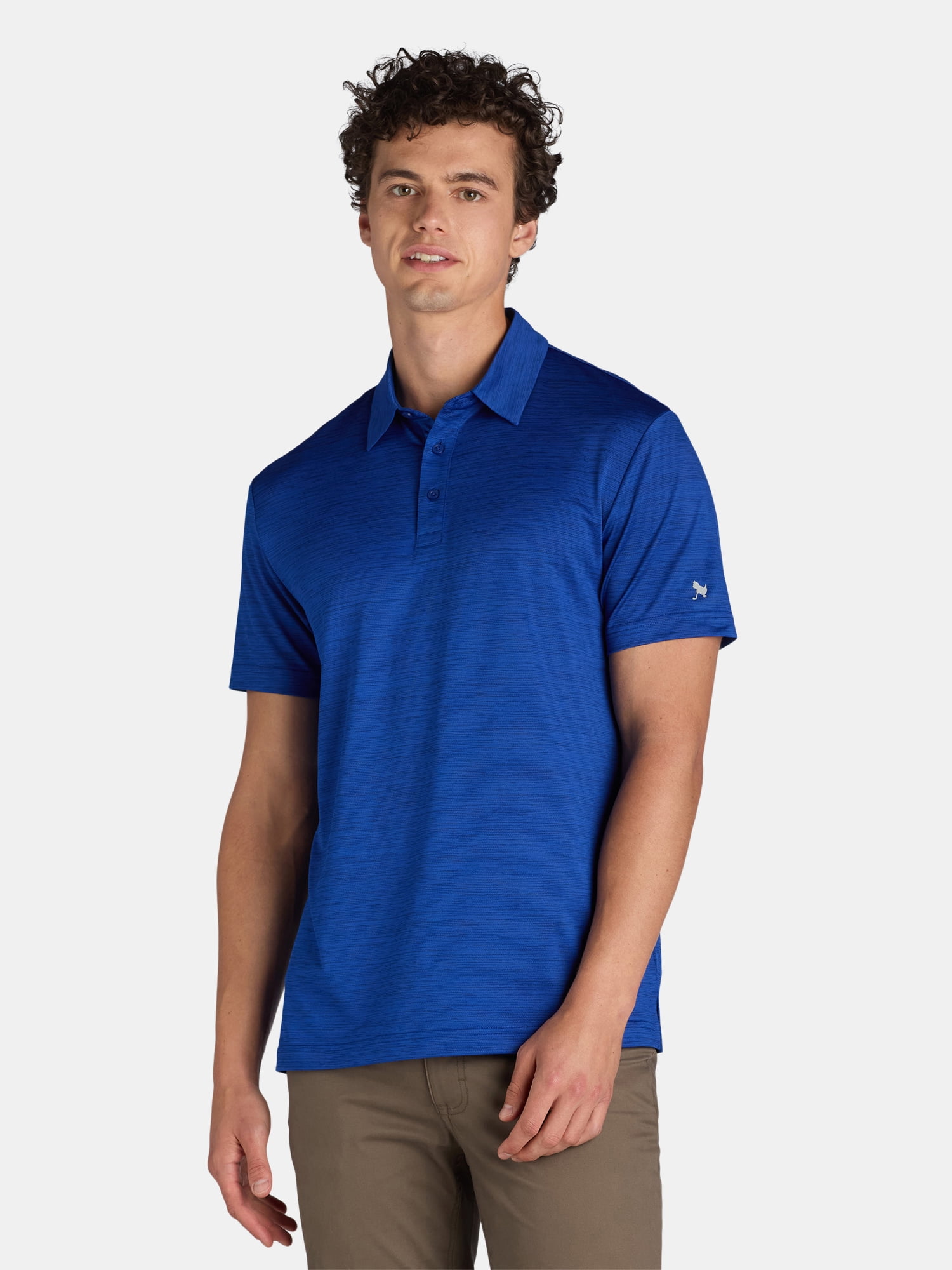 Birdie Bound Men's Golf Polo Shirt Moisture-Wicking Active Fit Short Sleeve (S) imkv0