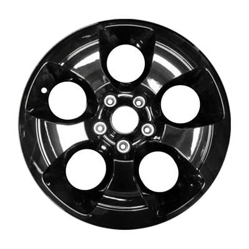 Kai Aluminum Alloy Wheel Rim (Black, 18 in x 7.5 in) - Direct Fit Replacement for 2013-2017 Jeep Wrangler 4iry7