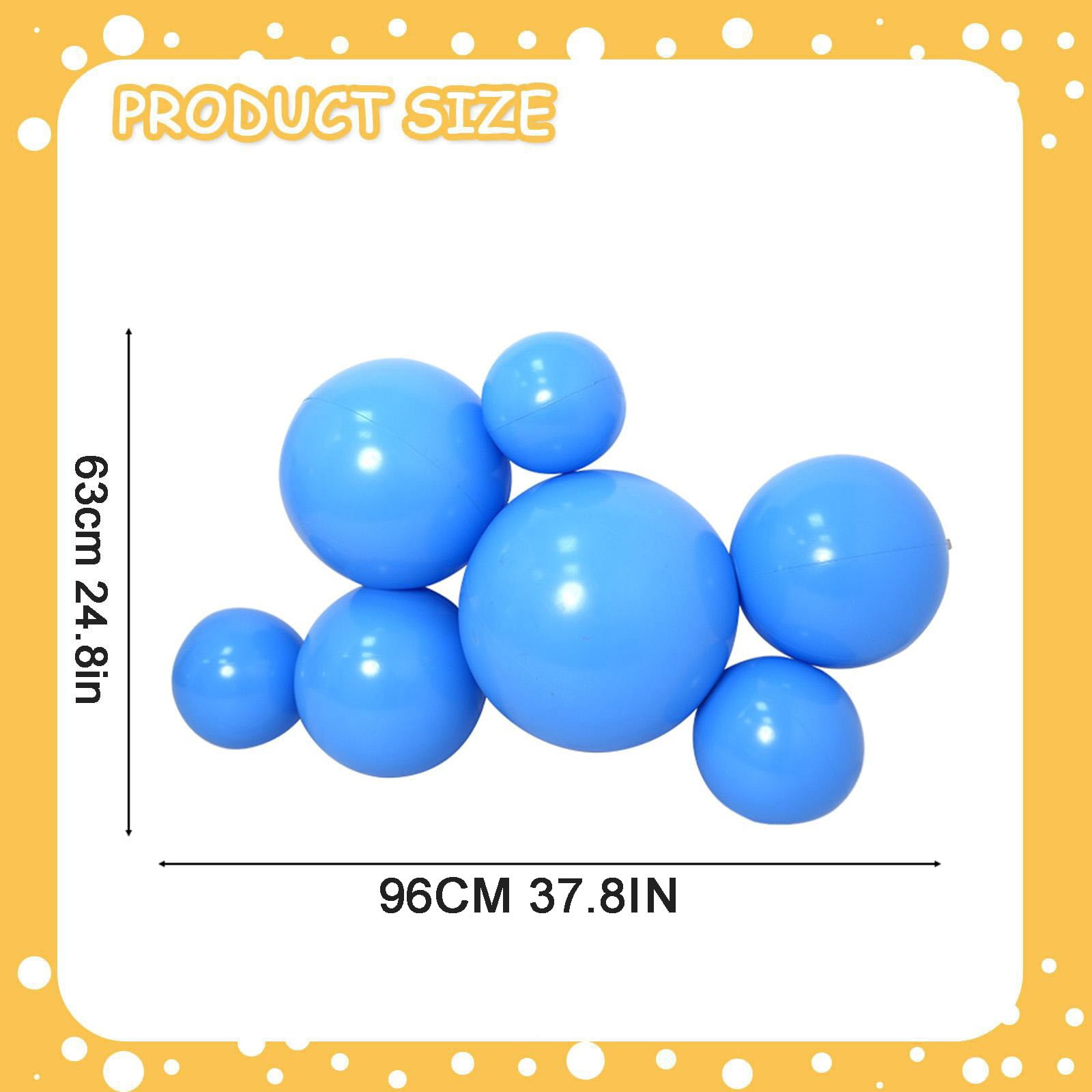 IEHGZKA Reusable Inflatable Balloon Garland Arch Kit for Party Decorations (Multicolor, 1 Pack) tzvzx