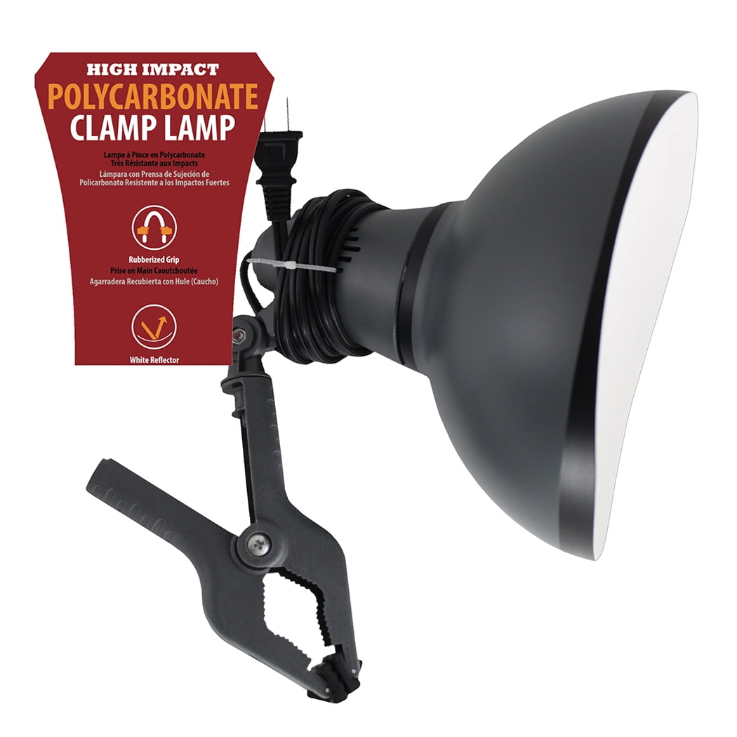 StonePoint LED Clamp Lamp Heavy Duty Work Light with Adjustable Grip (75 Watt Capacity) umenn