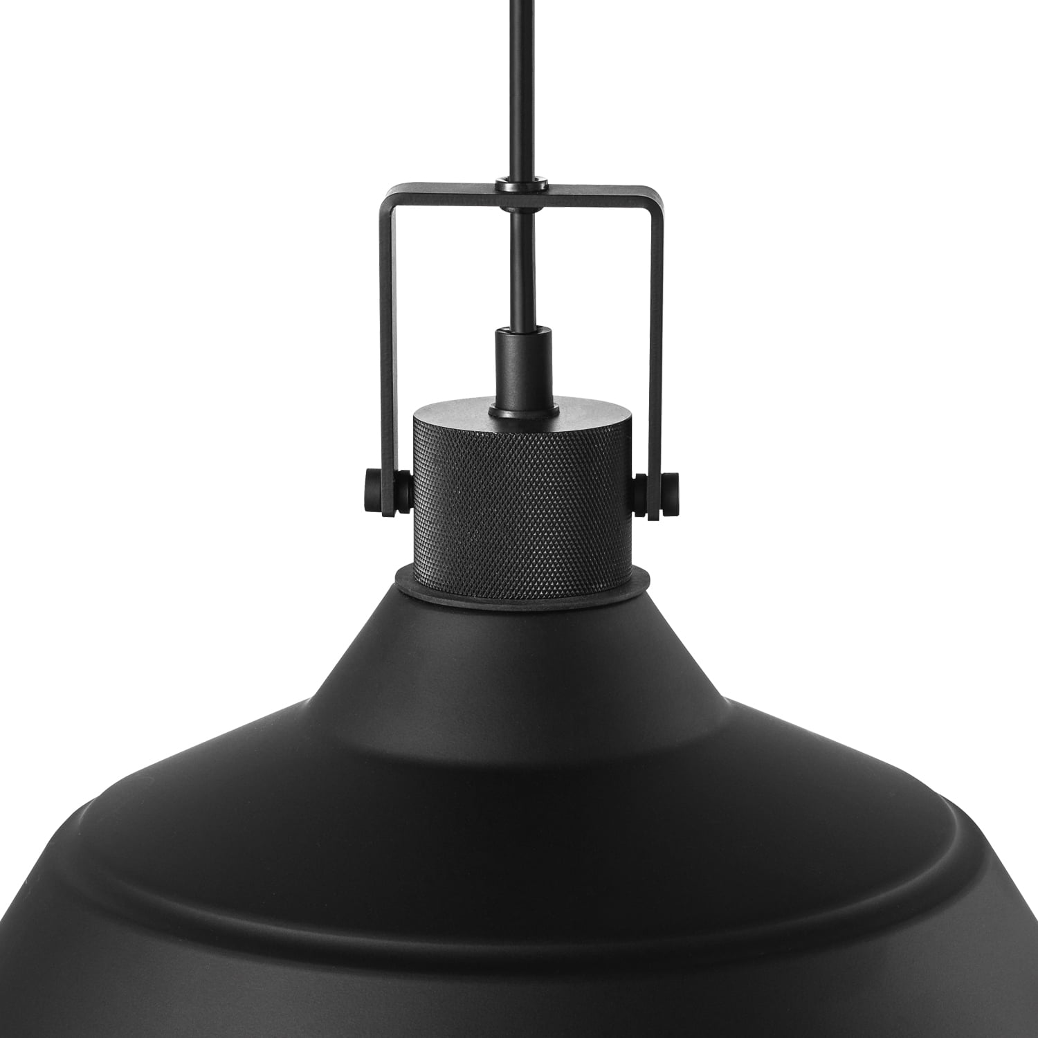 Globe Electric 1-Light Matte Black Pendant Lighting Fixture (Indoor/Outdoor, 1-Pack) c5rnb